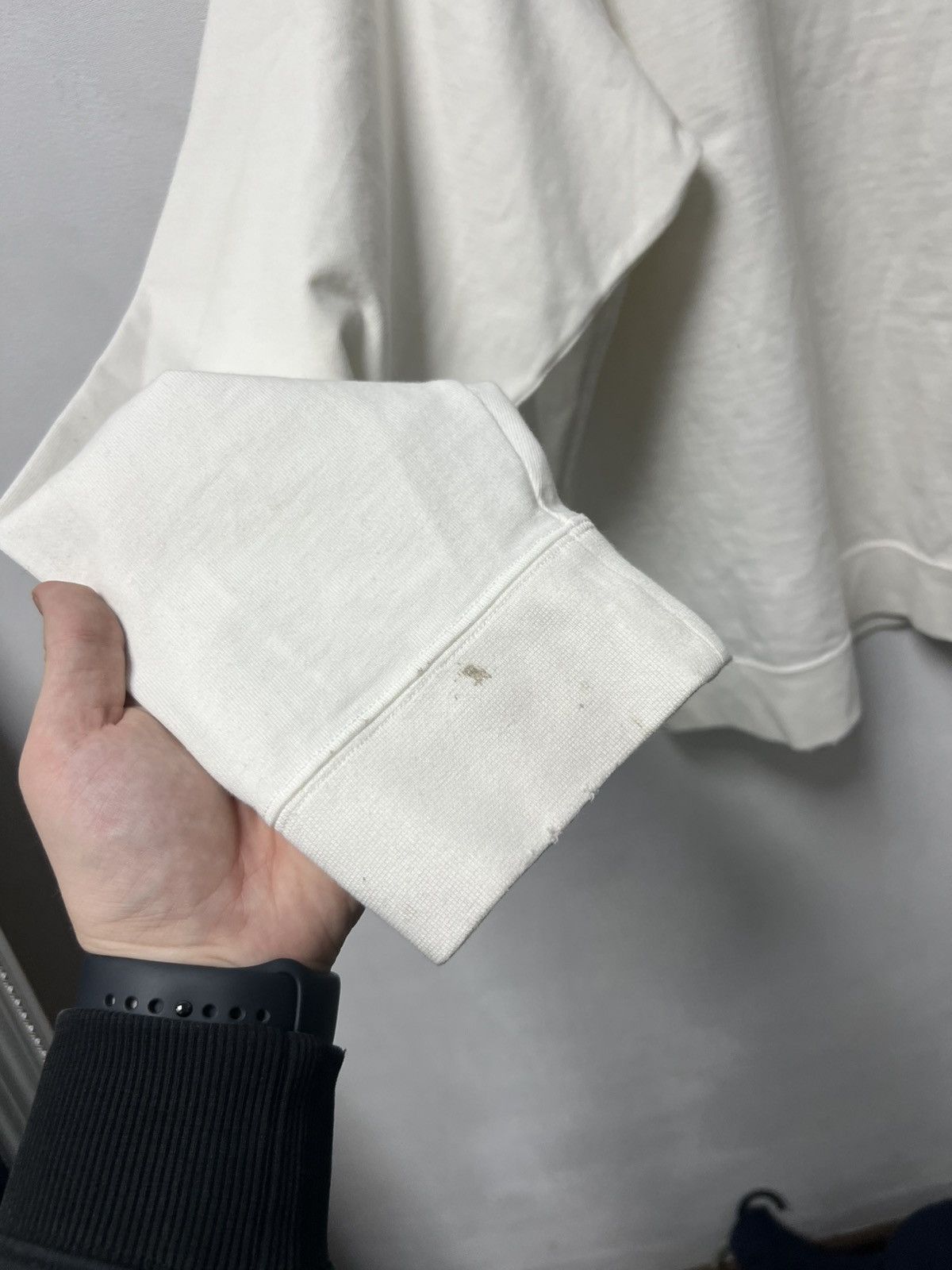 Maison Margiela Maison Margiela Big Logo Sweatshirt Luxury White Mens Size US S / EU 44-46 / 1 - 6 Thumbnail