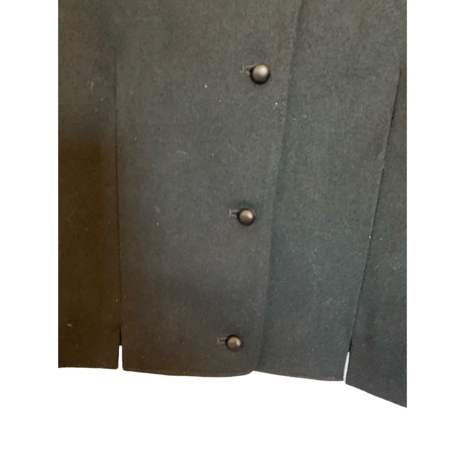 Pendleton Pendleton Petites blazer, wool black collarless Size M / US 6-8 / IT 42-44 - 6 Thumbnail