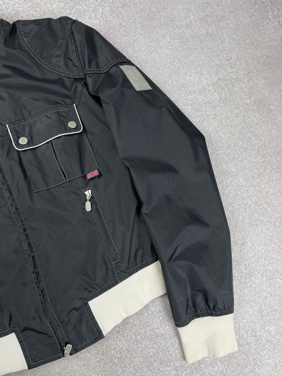 Belstaff × Vintage Vintage Belstaff Silver Label Nylon Reflective Jacket Size M / US 6-8 / IT 42-44 - 3 Thumbnail