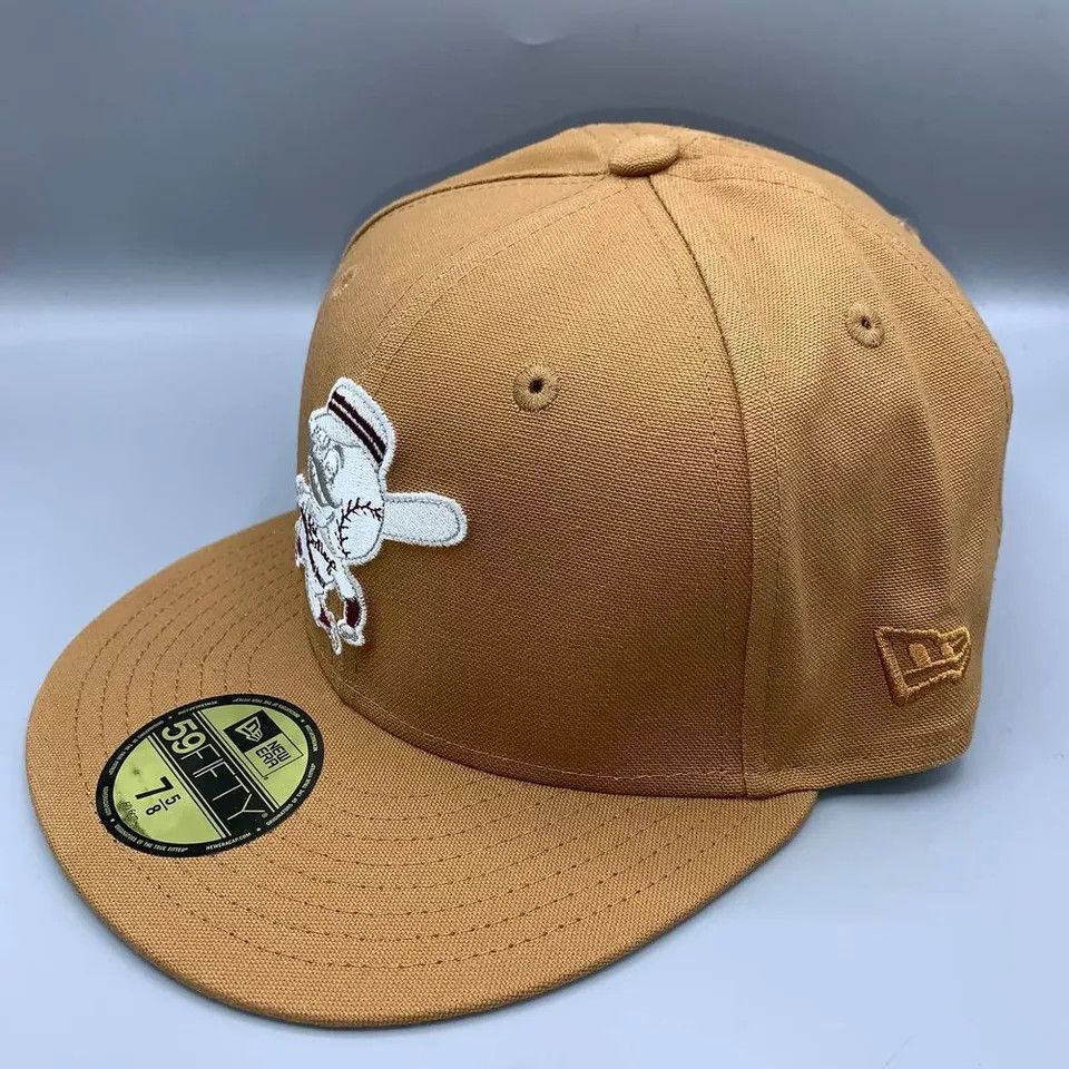 New Era Cincinnati Reds Hat Men 7 5/8 59Fifty New Era MLB Fitted Cap Size ONE SIZE - 3 Thumbnail