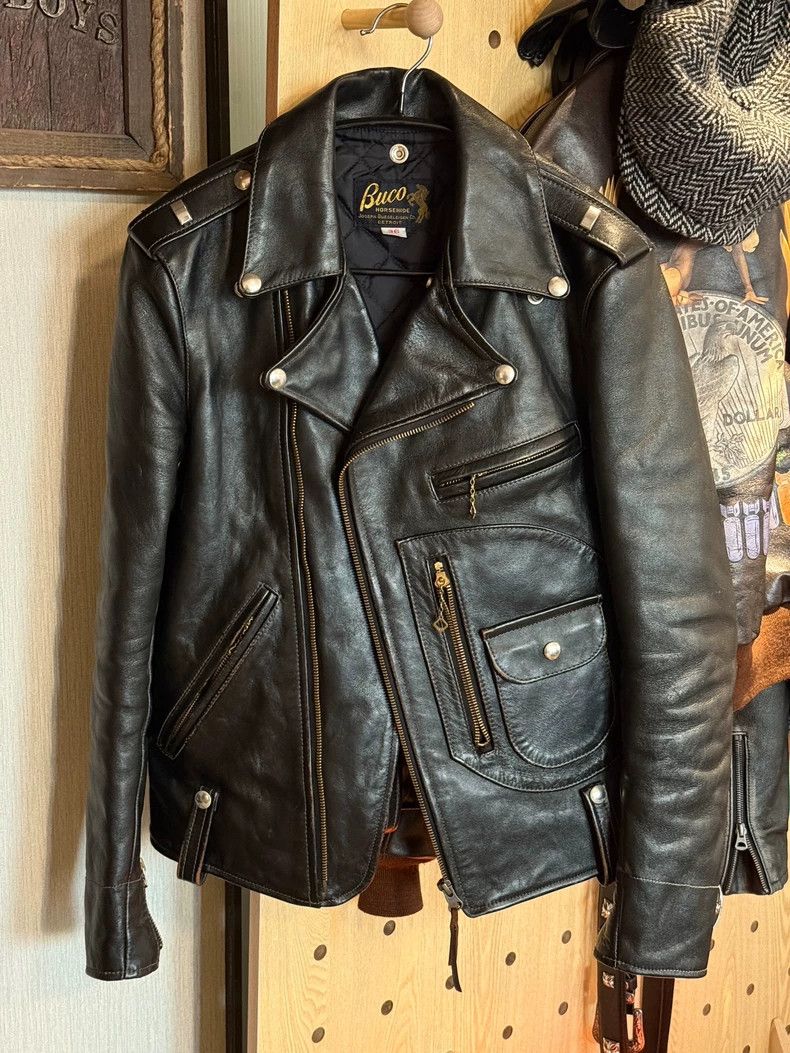The Real McCoy's The Real McCoys J24 Old Version Black Horse Leather Tea Co Size US M / EU 48-50 / 2 - 1 Thumbnail