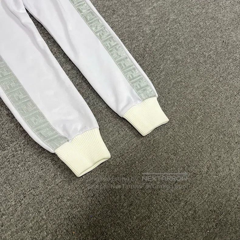 Fendi Fendi Double F Logo Striped Drawstring Sweatpants Size 24" / US 00 / IT 34 - 4 Thumbnail