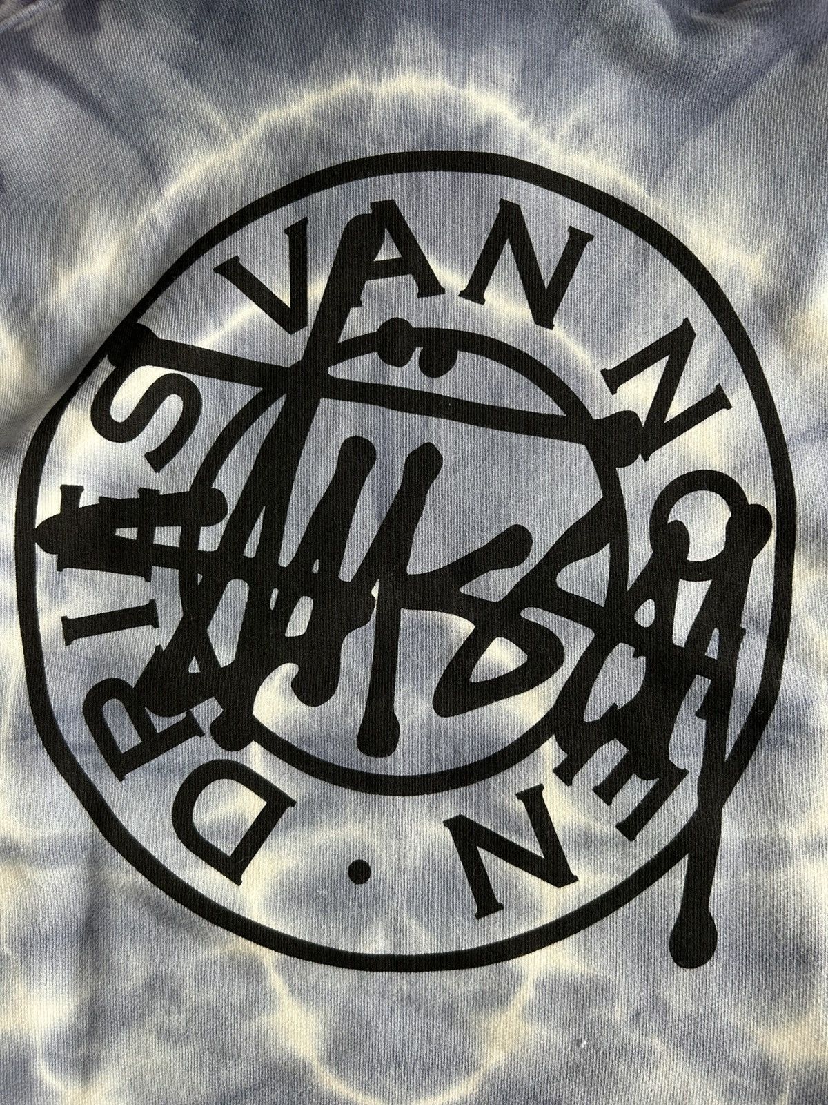 Dries Van Noten × Stussy Stussy Dries Van Noten Sweatshirt Tie Dye Logo Hoodie Size US M / EU 48-50 / 2 - 3 Thumbnail