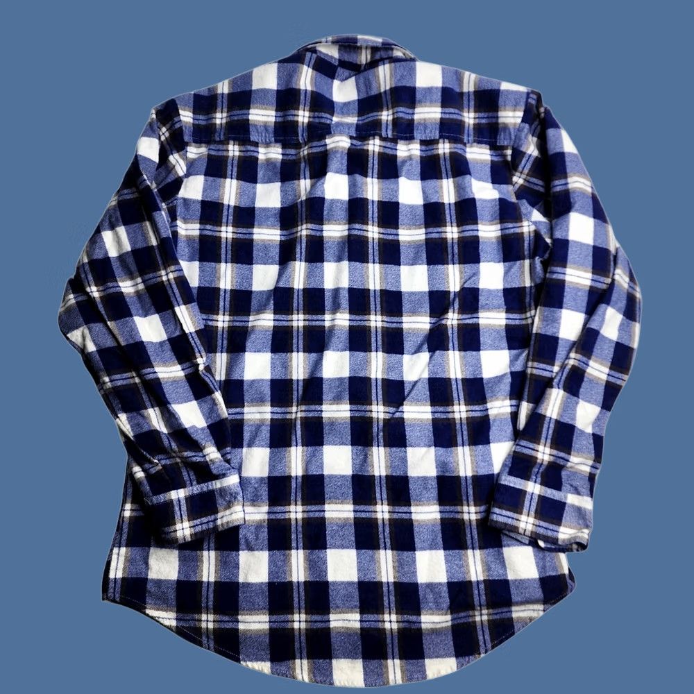 Vintage Swanndri Flannel Shirt Button Blue Plaid Henley Cotton Size Medium Mens Size US M / EU 48-50 / 2 - 1 Thumbnail