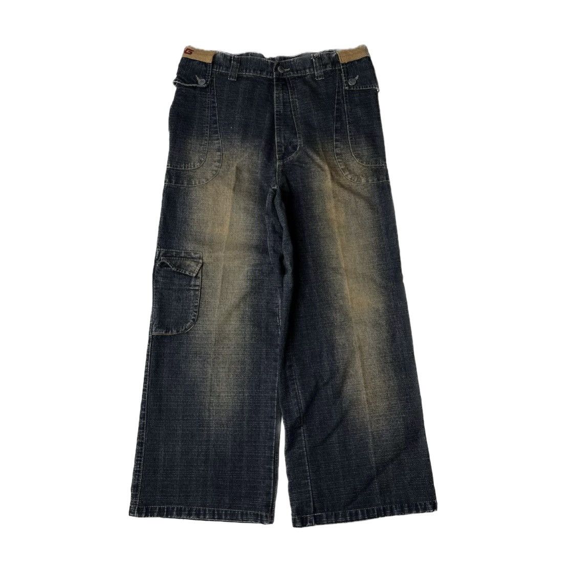 JNCO Y2K Japanese brand JNCO inspired wide-leg jeans. Size US 34 / EU 50 - 1 Thumbnail