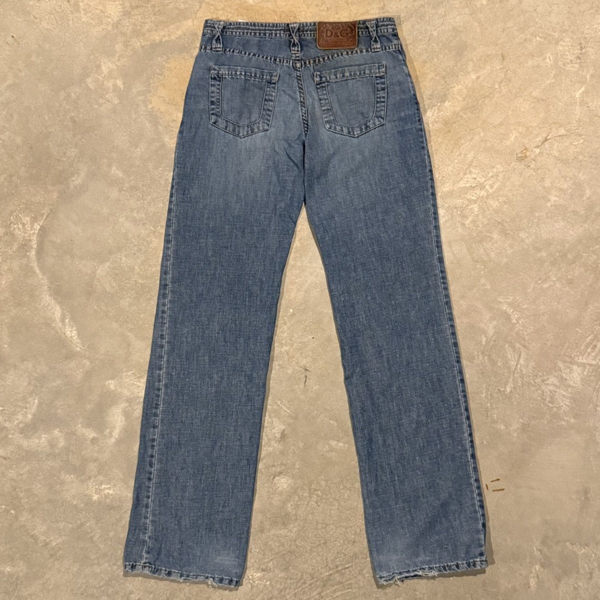 Dolce & Gabbana Vtg 2000s Dolce & Gabbana Double Seam Faded Distressed Jeans Size US 31 - 9 Thumbnail