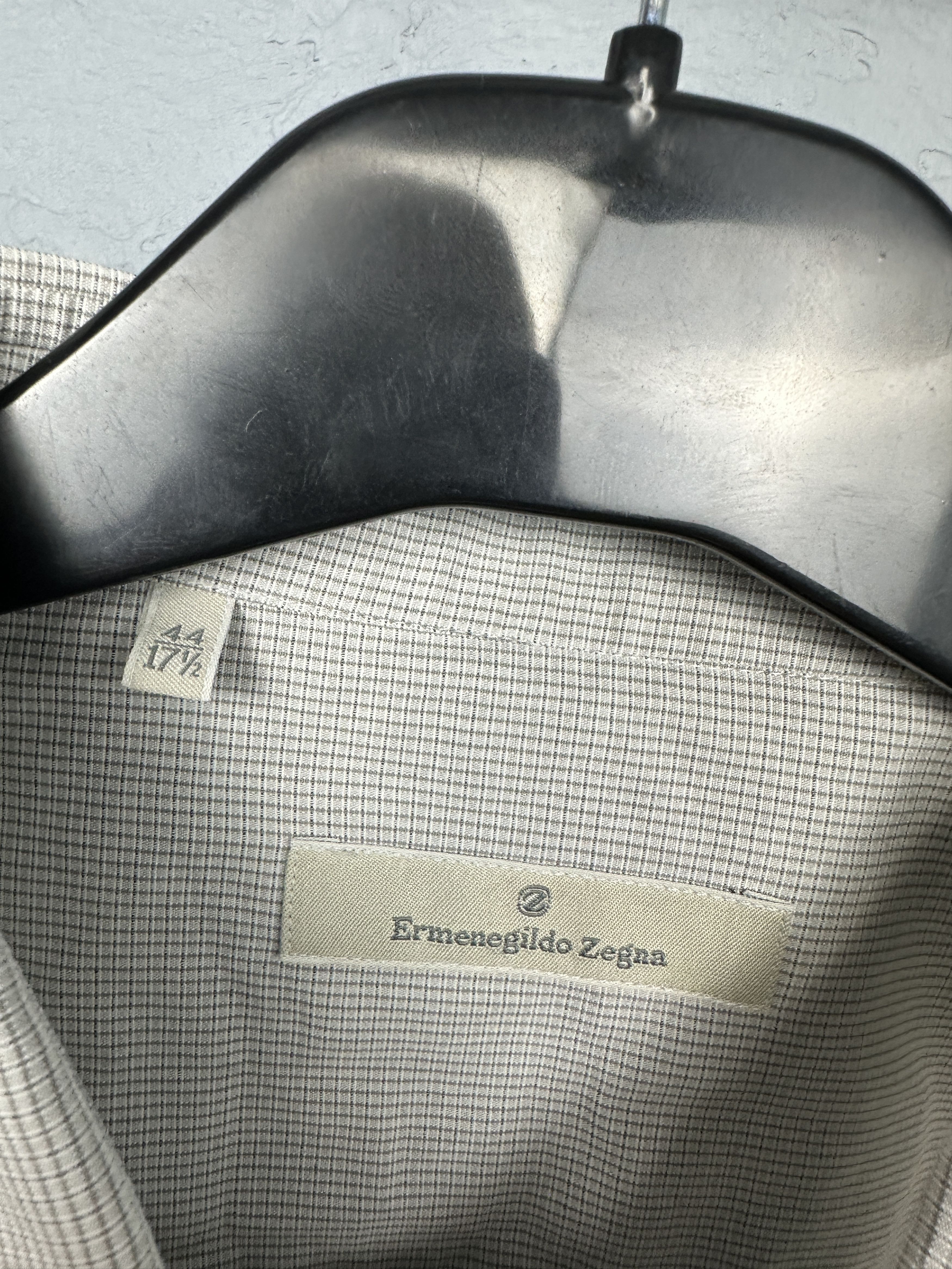 Ermenegildo Zegna Ermenegildo Zegna Mens Long Sleeve Shirt Size US XL / EU 56 / 4 - 3 Thumbnail