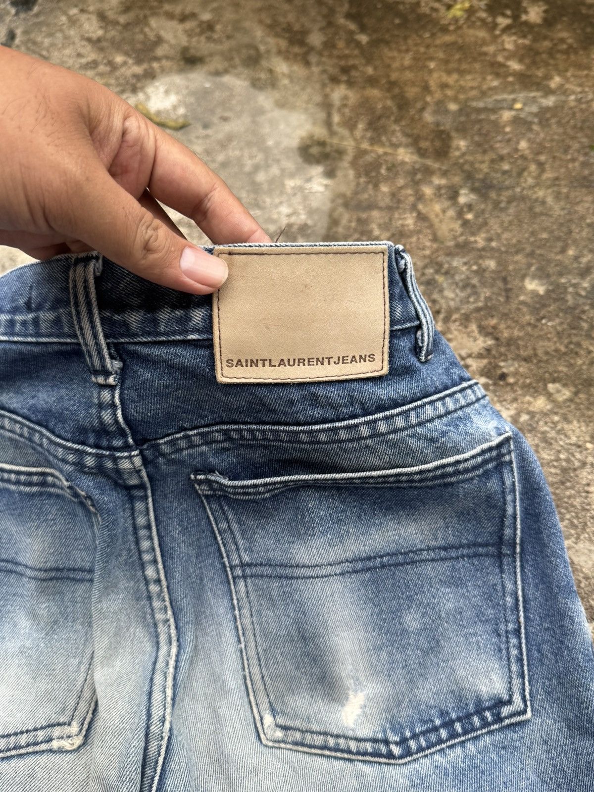 Saint Laurent Paris SAINT LAURENT JEANS HIGH WAISTED HEDI SLIMANE Size US 28 / EU 44 - 13 Thumbnail
