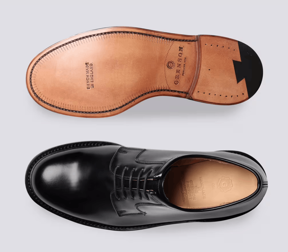 Grenson Grenson Camden $735 Benchmade in England Wholecut Derby Size US 10.5 / EU 43-44 - 1 Thumbnail