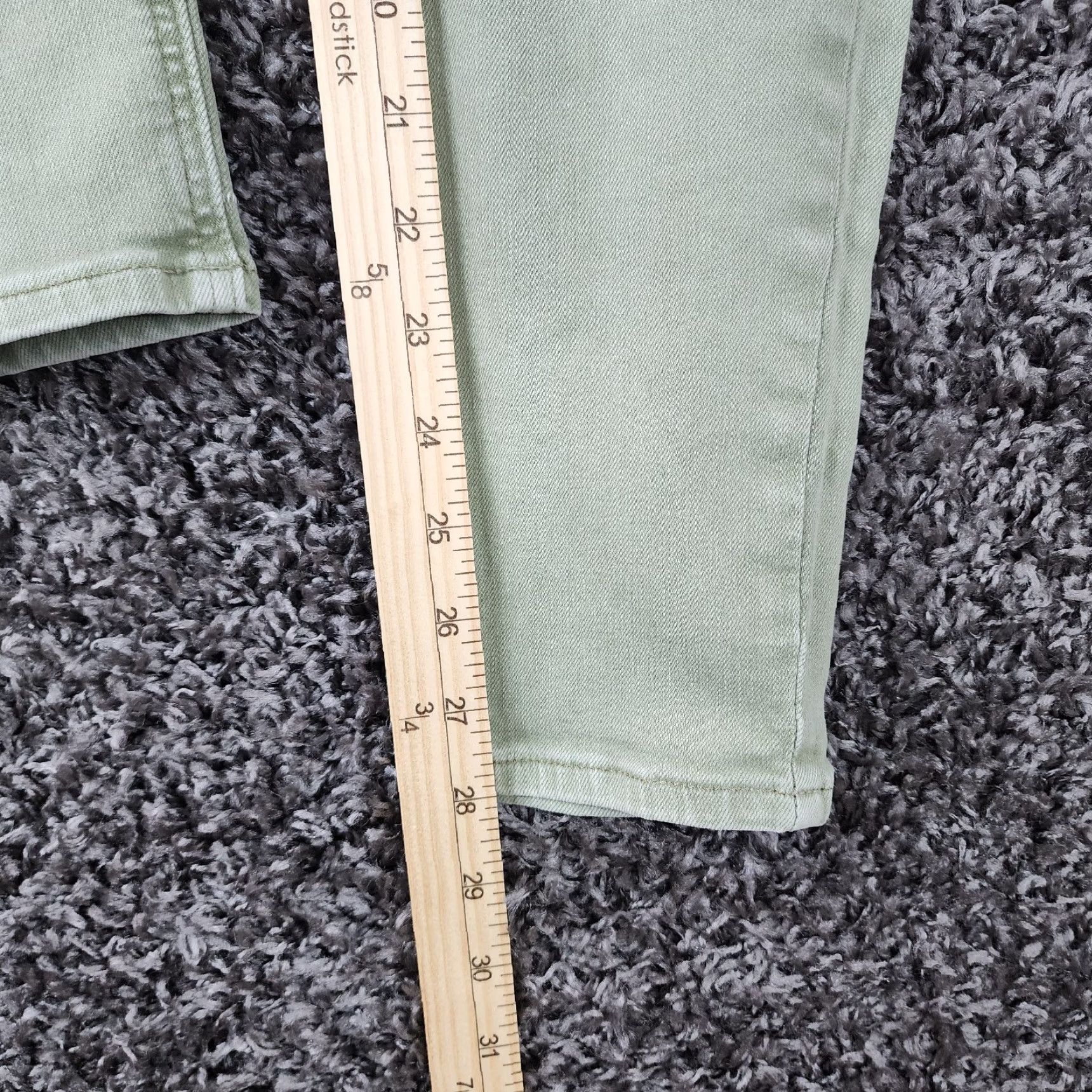 Old Navy OLD NAVY Rockstar Skinny Jeans Womens Light Green Size 28x28 Size 28" / US 6 / IT 42 - 5 Thumbnail