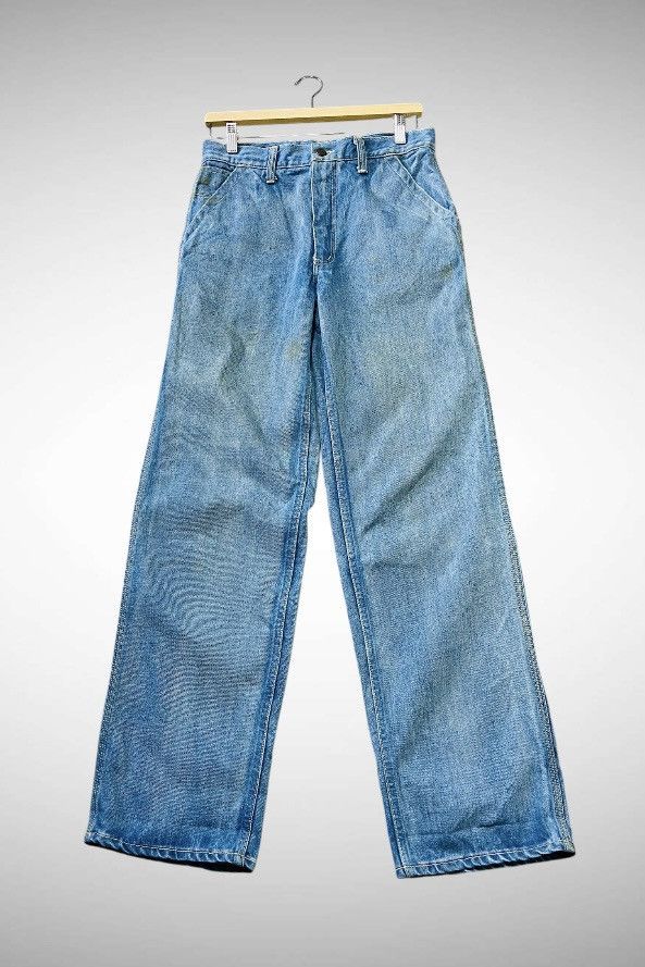 Jean Vintage Blue Way Jeans (Zip Talon) Size US 31 - 3 Thumbnail