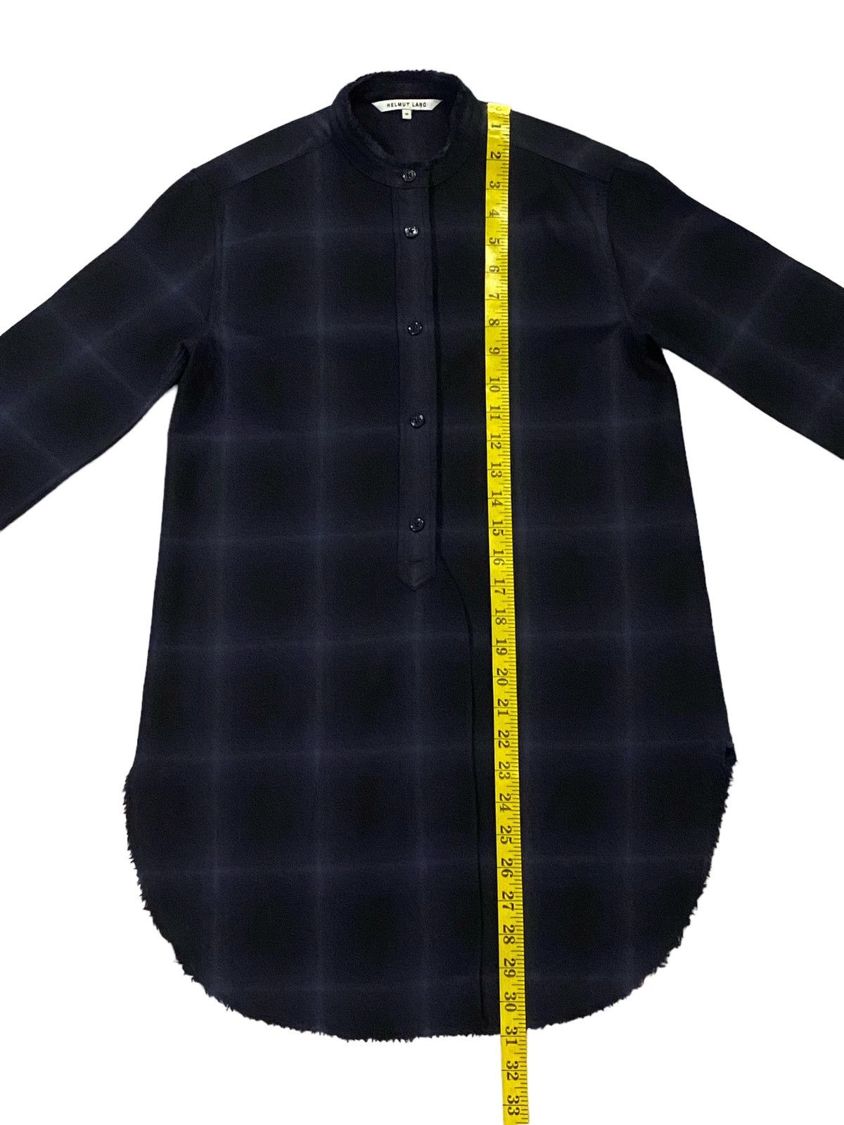 Helmut Lang Helmut Lang Plaid Wool & Cashmere Flannel Shirt Button ups Size XS / US 0-2 / IT 36-38 - 7 Thumbnail