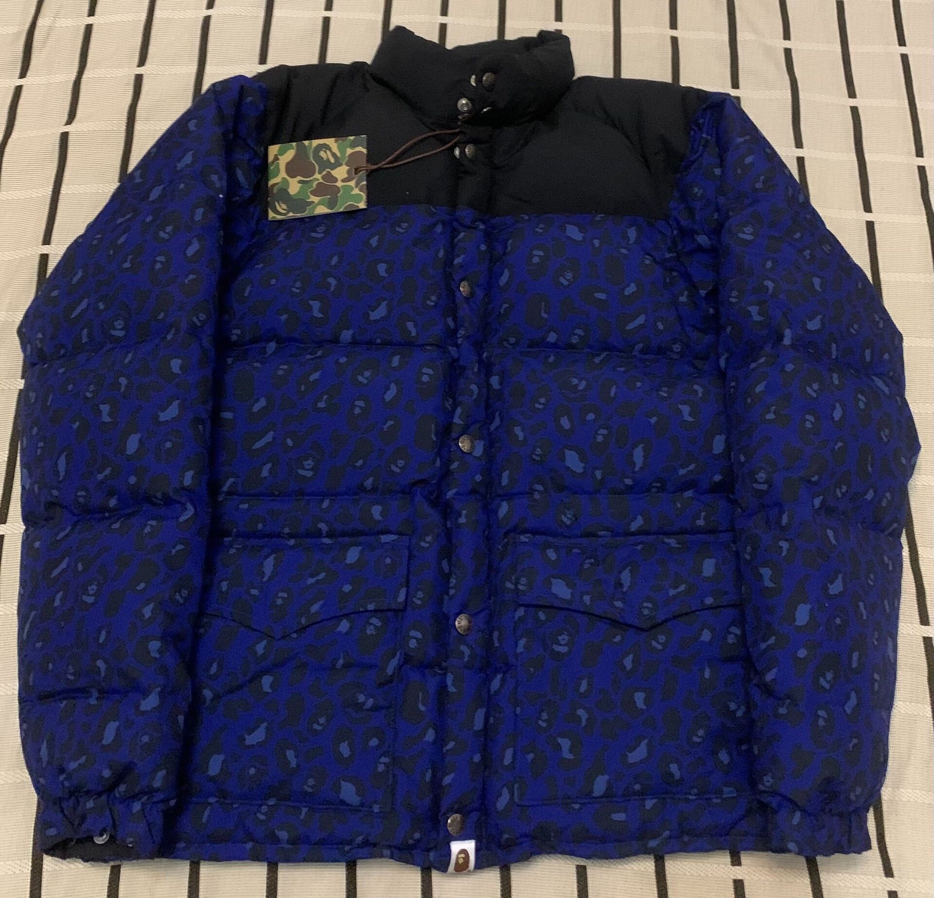Bape Bape Down Camo Blue Heavy Coat L Men Size US L / EU 52-54 / 3 - 1 Thumbnail