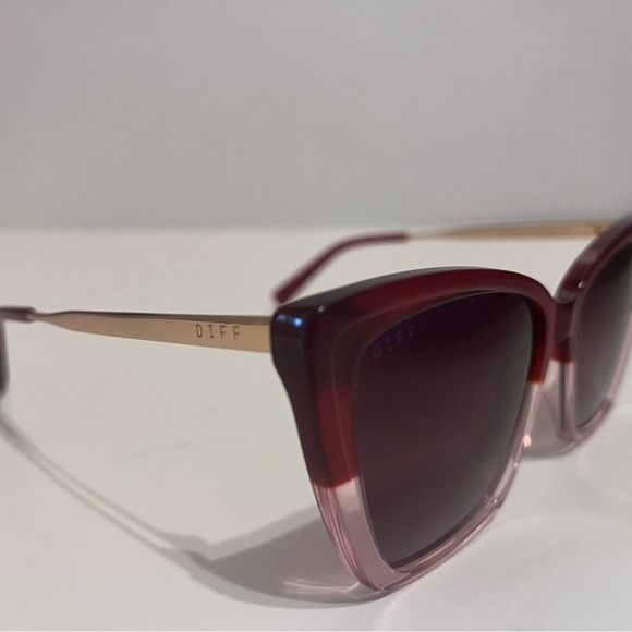 Other Diff Becky ll VC-BG30 red ombre gold metallic sunglasses bur Size ONE SIZE - 3 Thumbnail