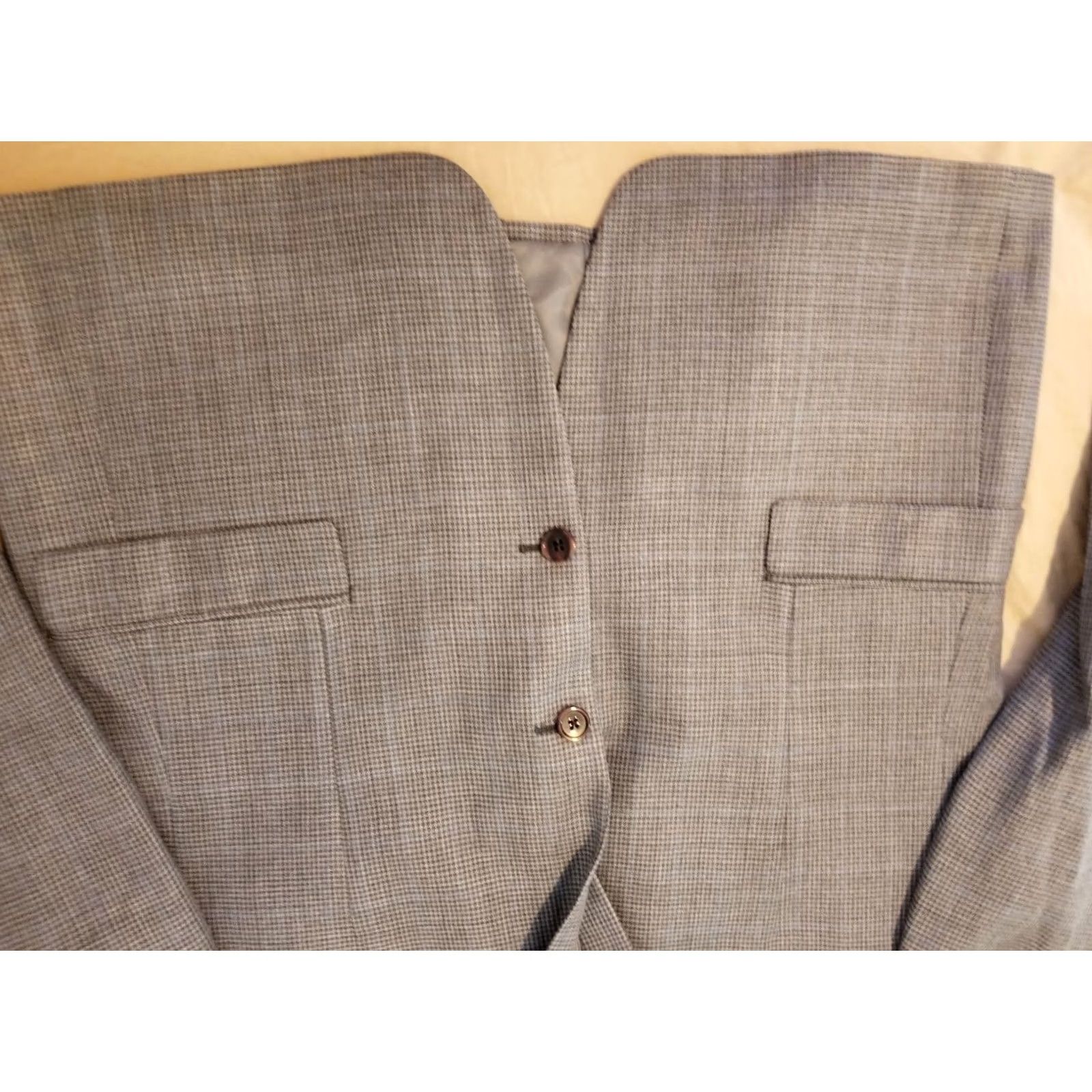 Polo Ralph Lauren Polo Ralph Lauren Blazer Jacket Gray Wool Mens 46R 48R 50R Regular Size US XXL / EU 58 / 5 - 3 Thumbnail
