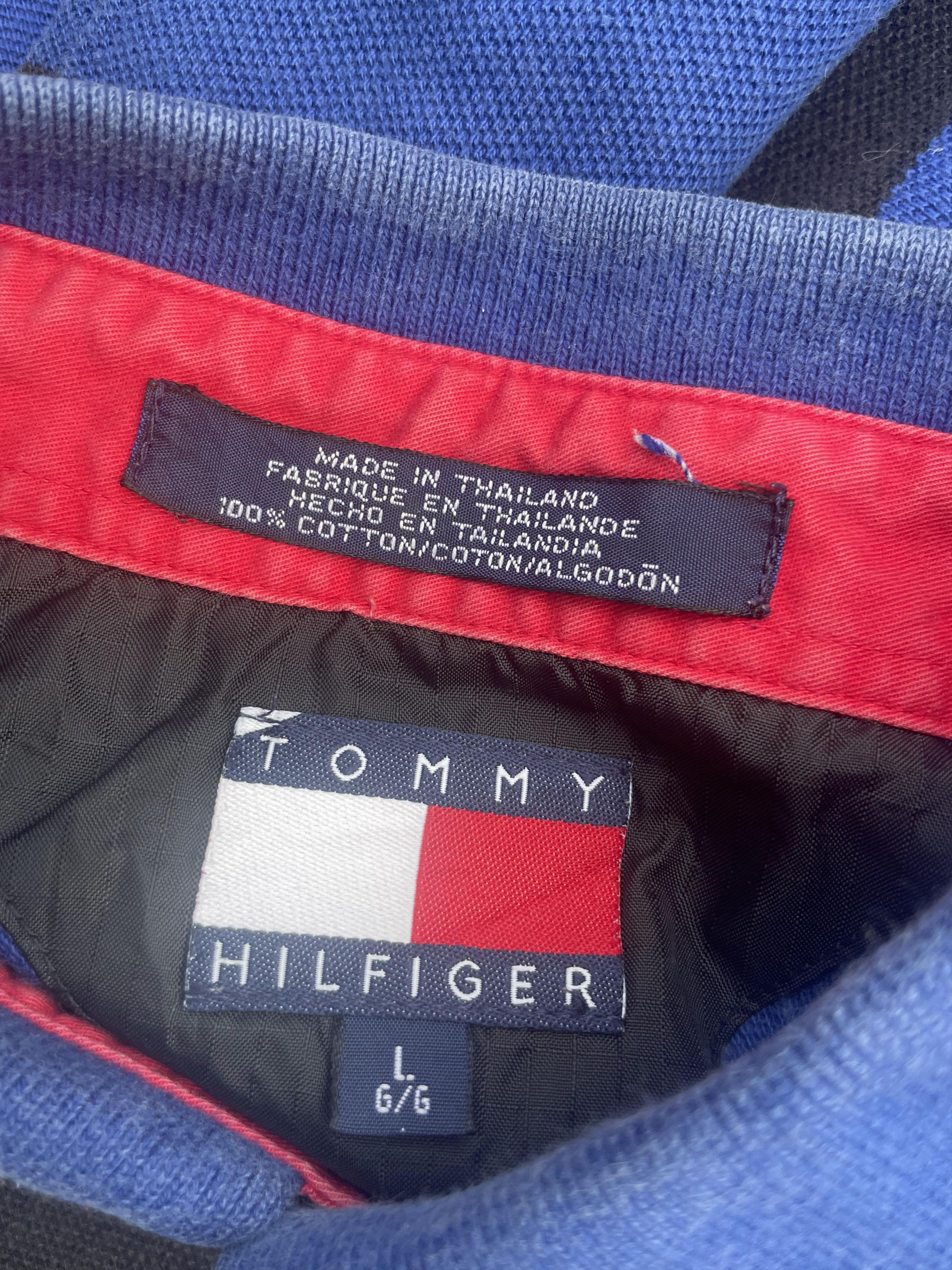 Designer × Tommy Hilfiger × Vintage Vintage Tommy Hilfiger Polo Tshirt Size US XL / EU 56 / 4 - 10 Thumbnail