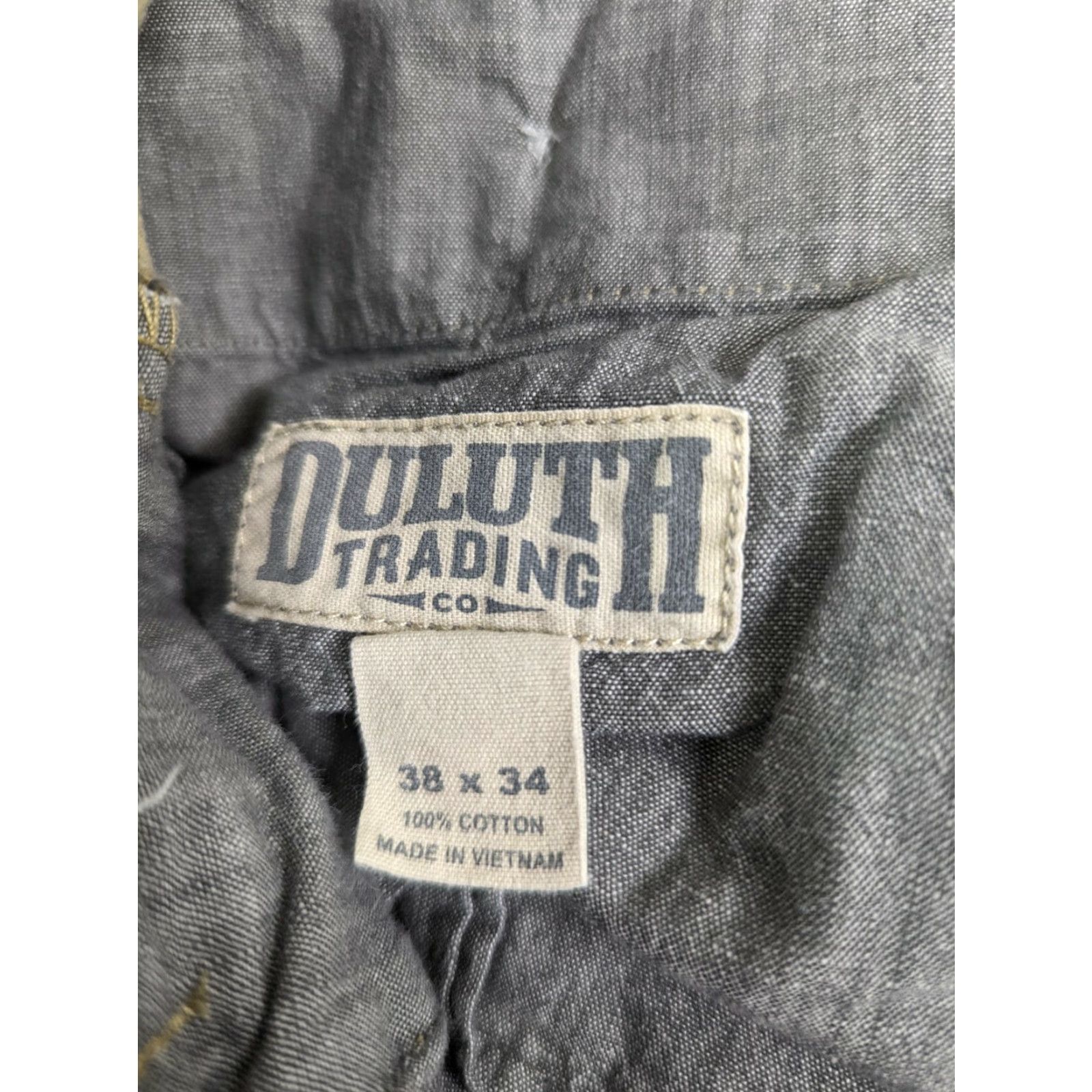 Duluth Trading Company Duluth Trading Co Pants Mens 38x34 Chino Mid Rise Light Comfort Zip Pocket P4M Pants Size US 38 / EU 54 - 3 Thumbnail