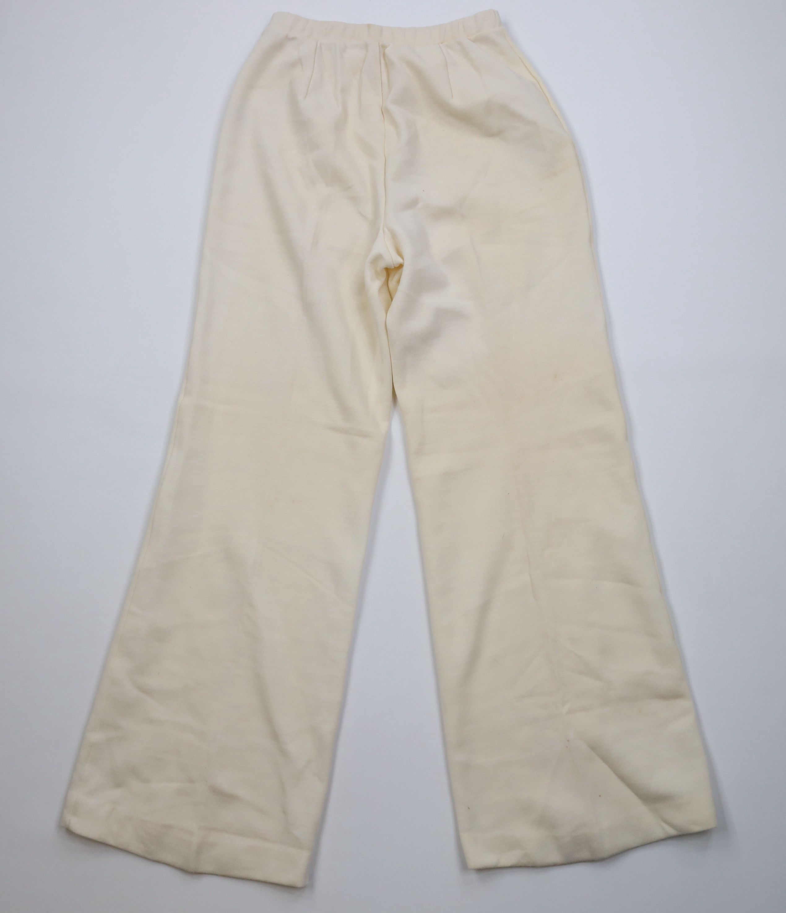 Vintage Vintage 70s Streetwear Wool Bell Bottoms Pants Cream USA Size 36" / US 14 / IT 50 - 12 Thumbnail