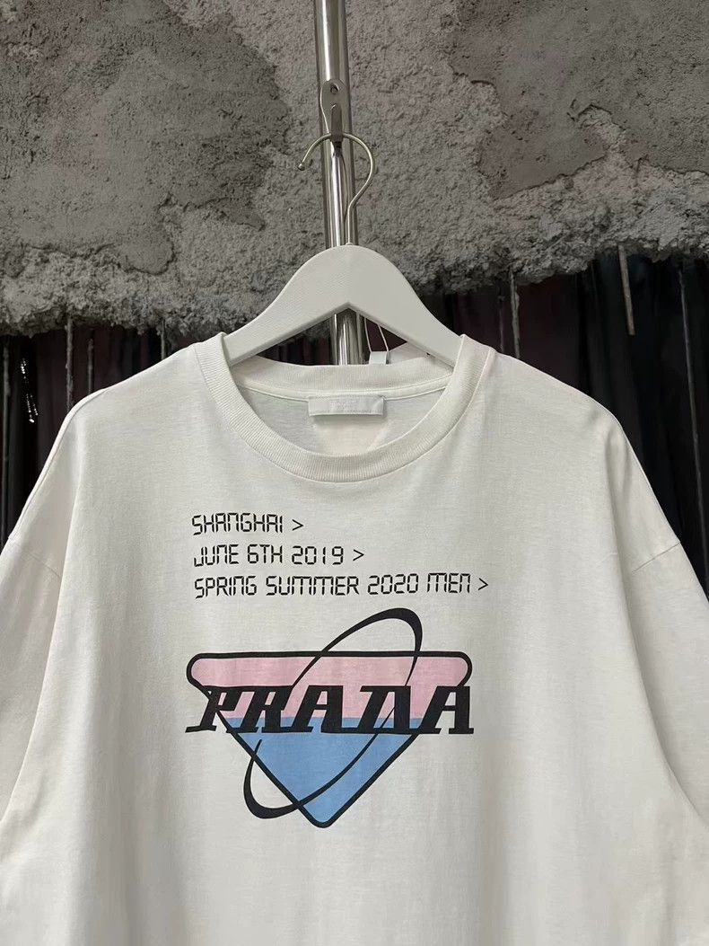 Prada Prada Short Sleeve White TShirt -2505 Size US L / EU 52-54 / 3 - 3 Thumbnail