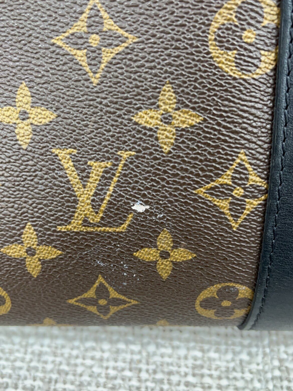 Louis Vuitton Keepall Bandoulière 45 in Monogram Macassar canvas. Size ONE SIZE - 7 Thumbnail