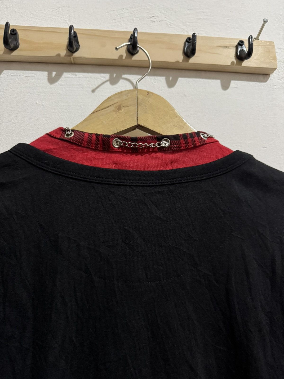 Japanese Brand Y2K WILD LIFE LACED STUDDED DOUBLE LAYER LONGSLEEVE Size US M / EU 48-50 / 2 - 9 Thumbnail
