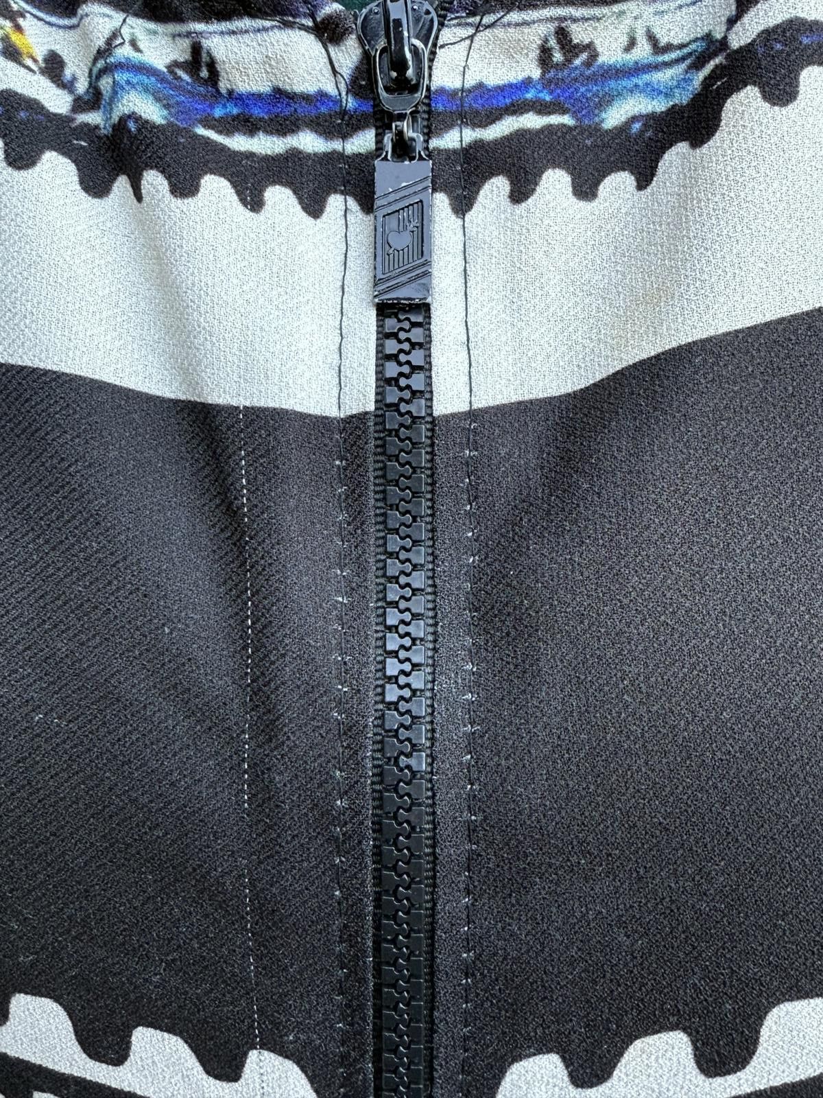 Designer Unique Graphic Bomber Jacket with Sheer Sleeves Size ONE SIZE - 5 Thumbnail