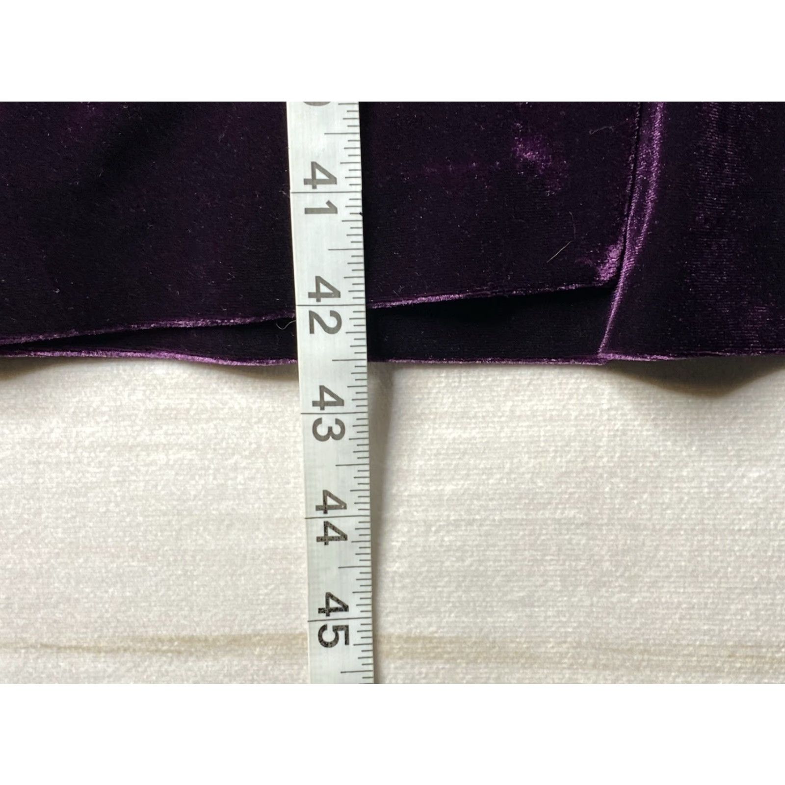 Ralph Lauren Lauren Ralph Lauren Dress 18 Purple Velvet Stretch Surplice Long Sleeve NWT Size XXL / US 16-18 / IT 52-54 - 6 Thumbnail