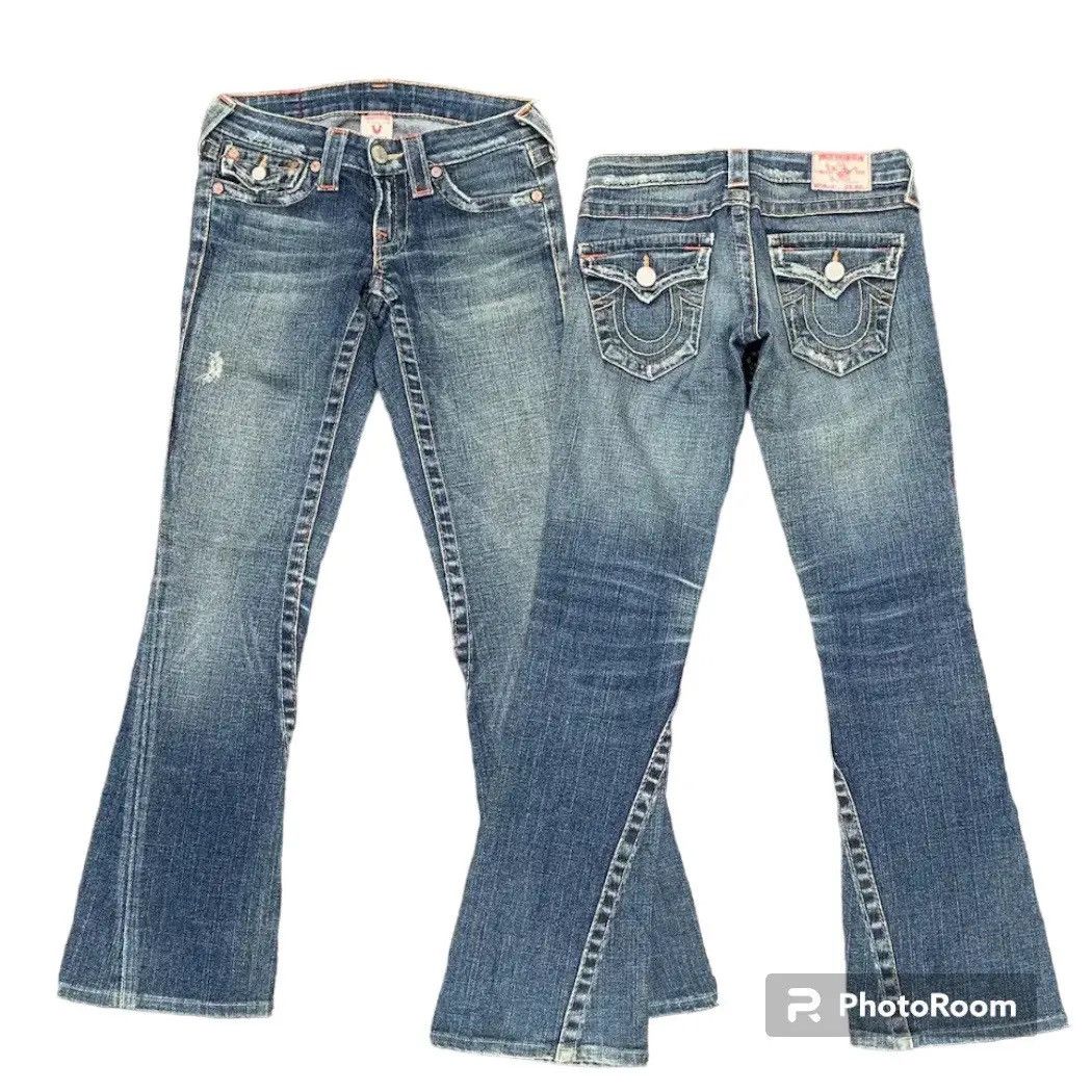 True Religion 💥FLARE/BOOTCUT💥Vintage True Religion Jeans Denim Pants W26 Size US 26 / EU 42 - 1 Thumbnail