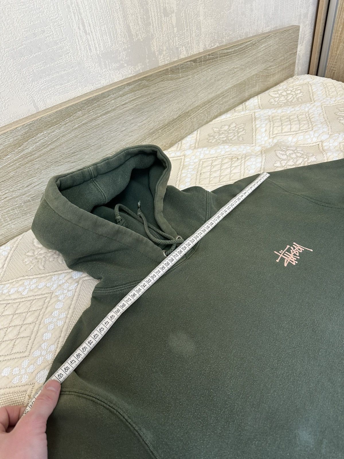Stussy 🔥 Stussy Vintage Big Logo Washed Faded Hoodie Sweatshirt Y2K Size US M / EU 48-50 / 2 - 9 Thumbnail