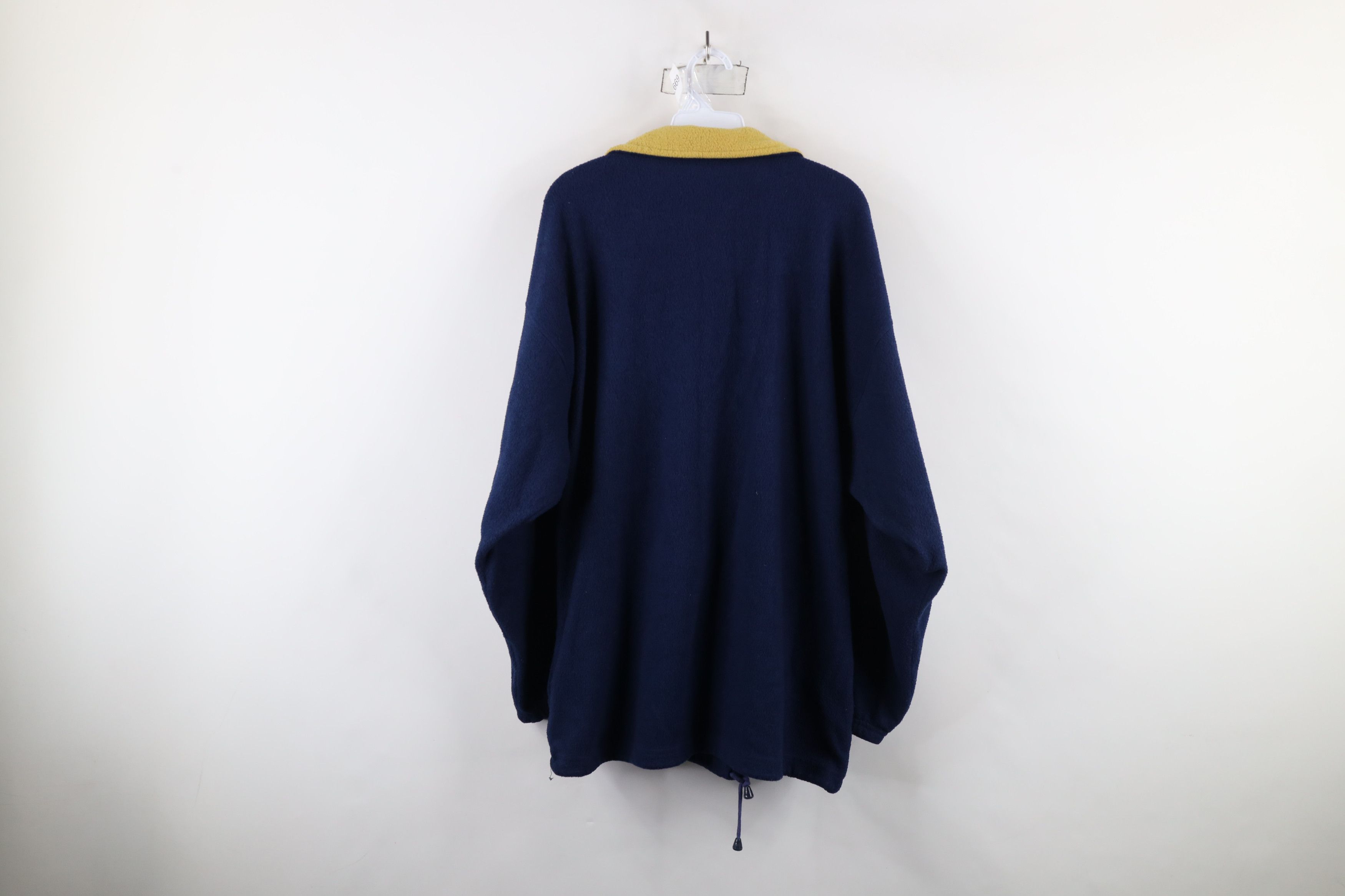 Vintage Vintage 90s Notre Dame University Fleece Half Zip Sweater Size US XXL / EU 58 / 5 - 12 Thumbnail
