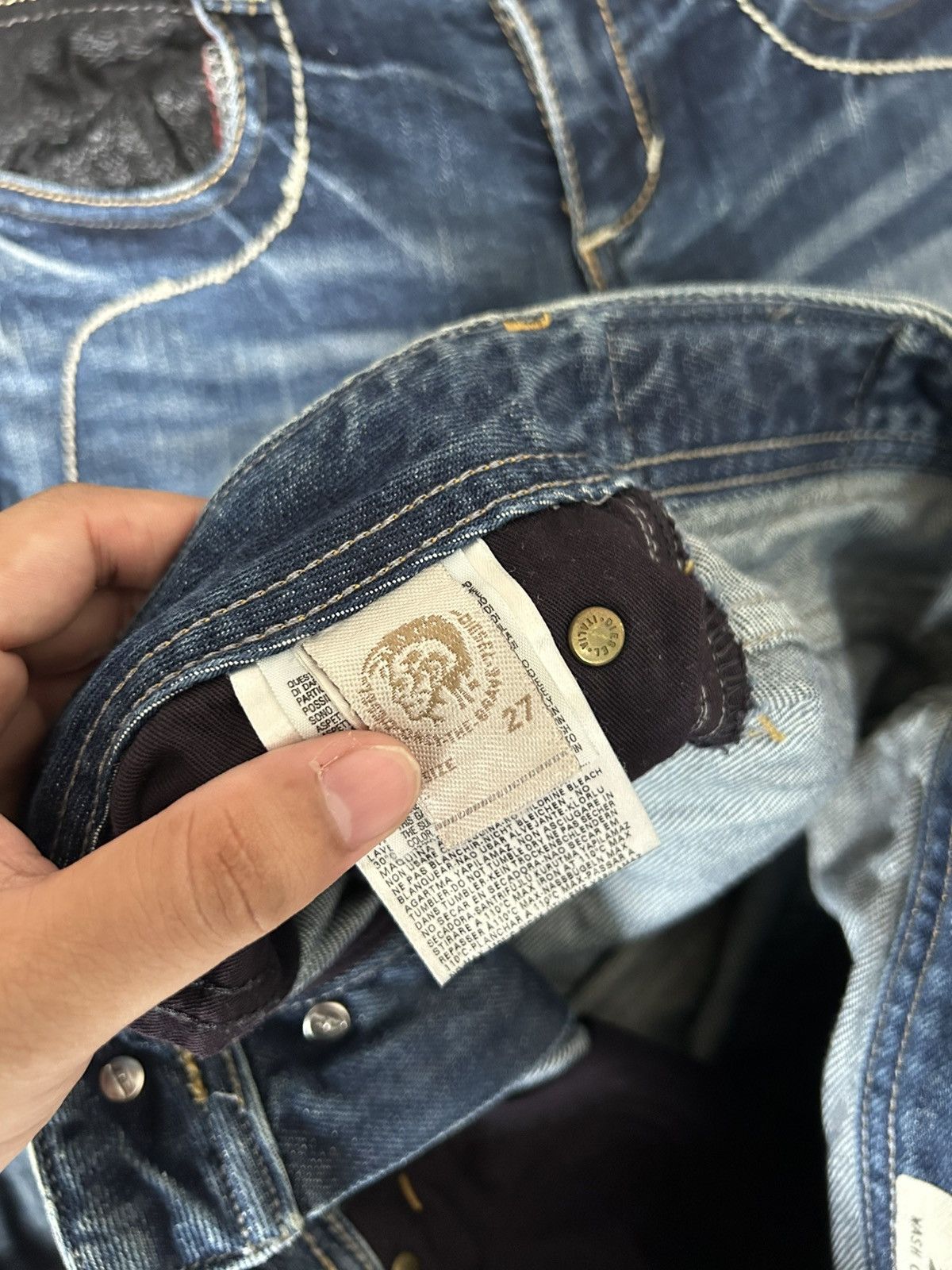 Diesel Super Flared Diesel Jeans Size US 29 - 12 Thumbnail