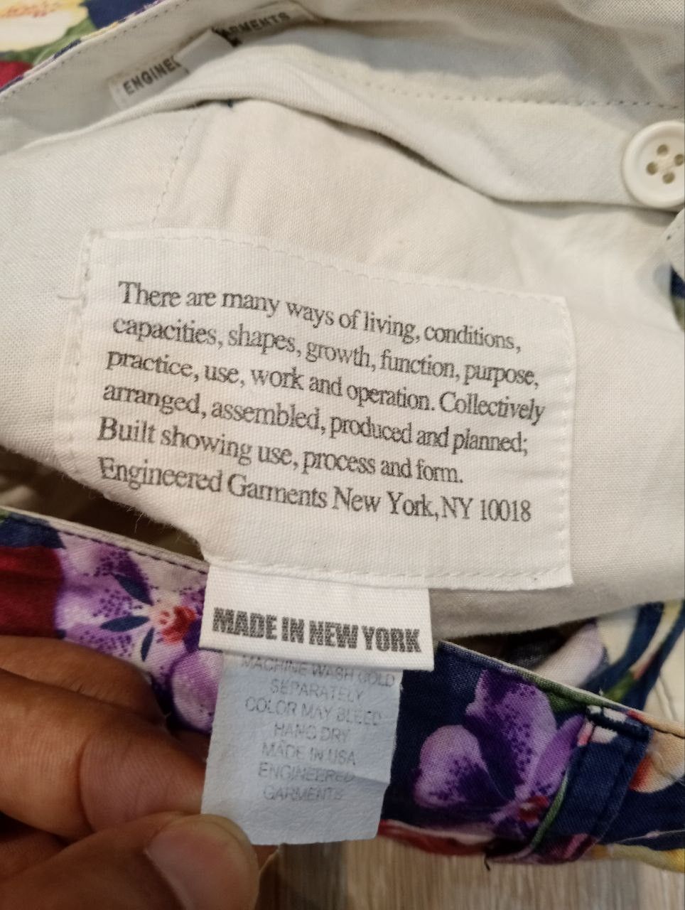 Engineered Garments ENGINEERED GARMENTS NEW YORK FLORAL SHORTPANTS Size US 34 / EU 50 - 5 Thumbnail