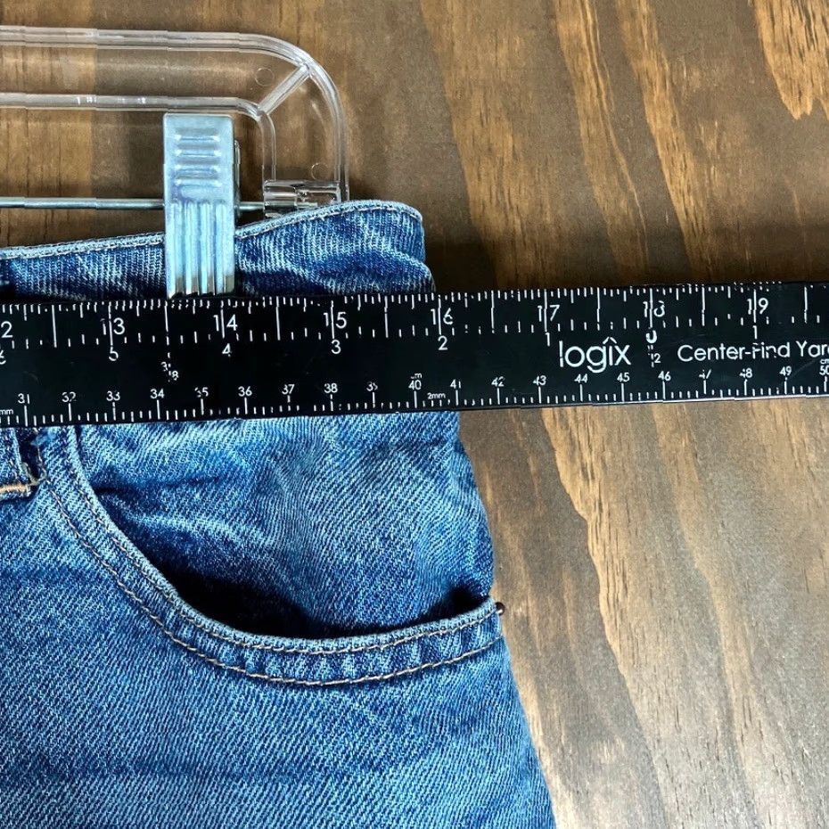 Vintage We The Free Skirt Womens Denim Fringe Frayed Cut Off Mini 100% Cotton Blue 8 Short Denim Skirt Fringe Pockets Womens Size 30" / US 8 / IT 44 - 7 Thumbnail