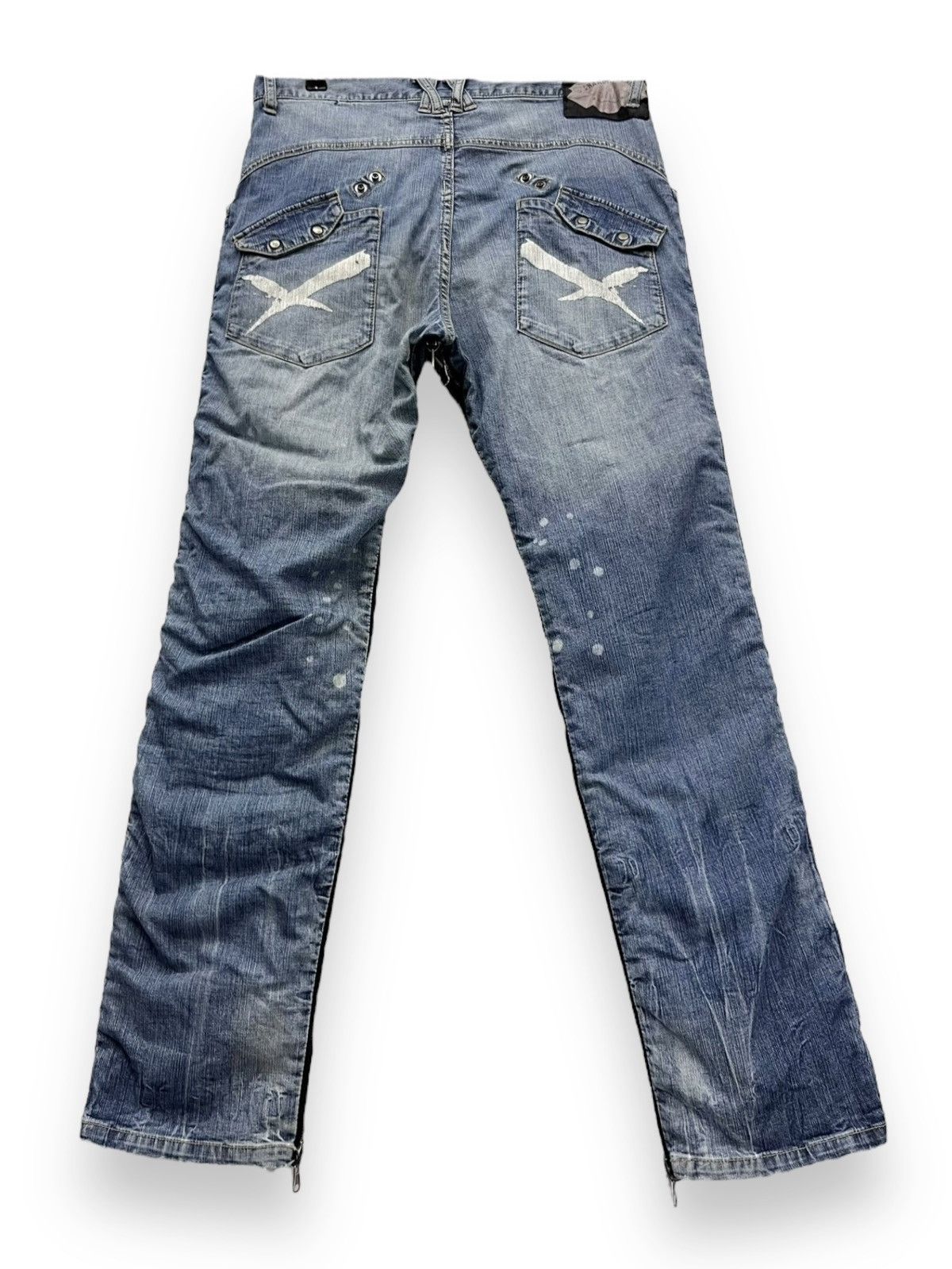 Grailed PPFM EASTERN ROCK ANARCHY DENIM Punk Zipper Reversible Denim Size US 31 - 6 Thumbnail