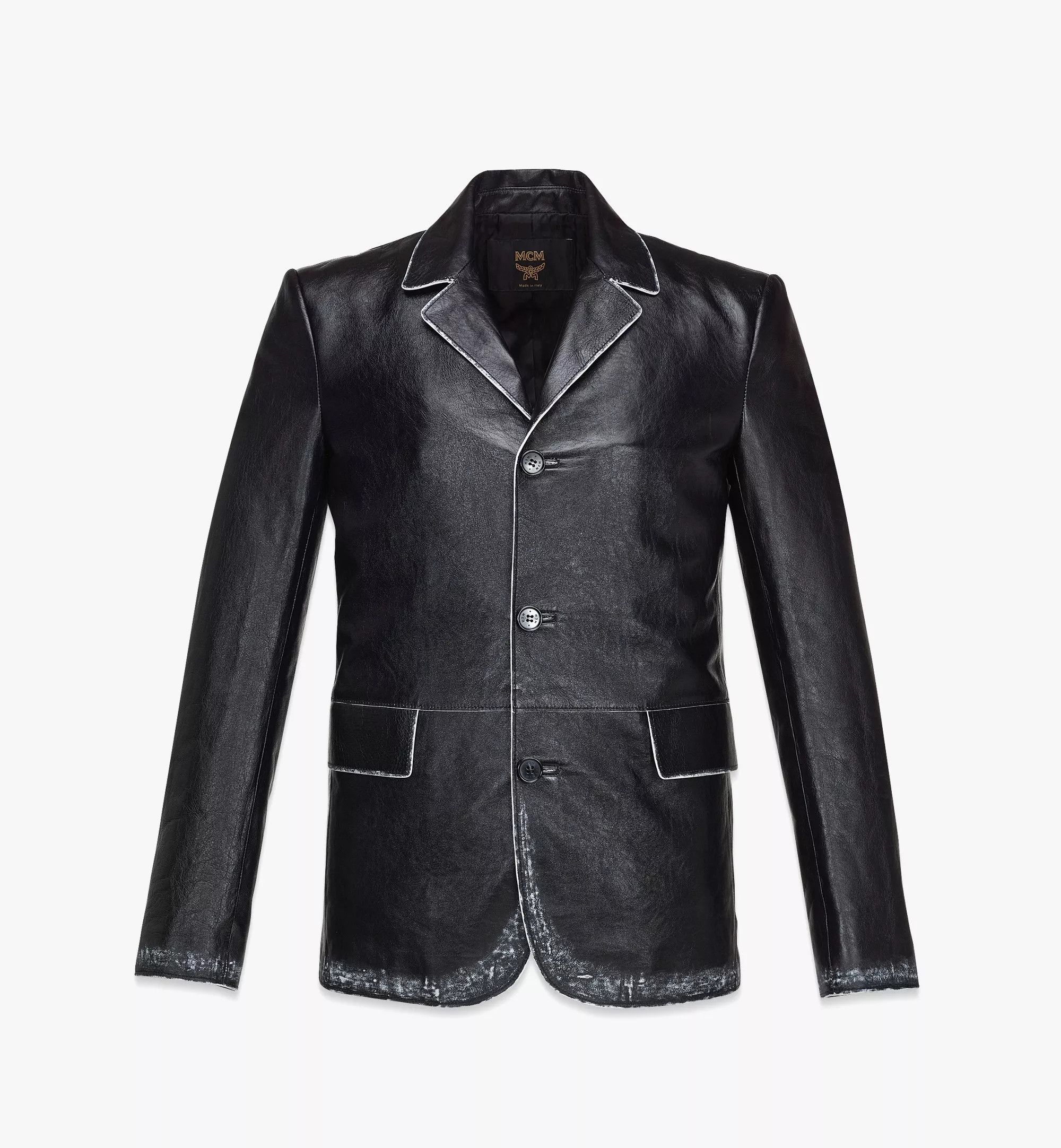 MCM o1mt1gz0126 Cyberpunk Blazer in Lamb Leather in Black Size US M / EU 48-50 / 2 - 1 Thumbnail