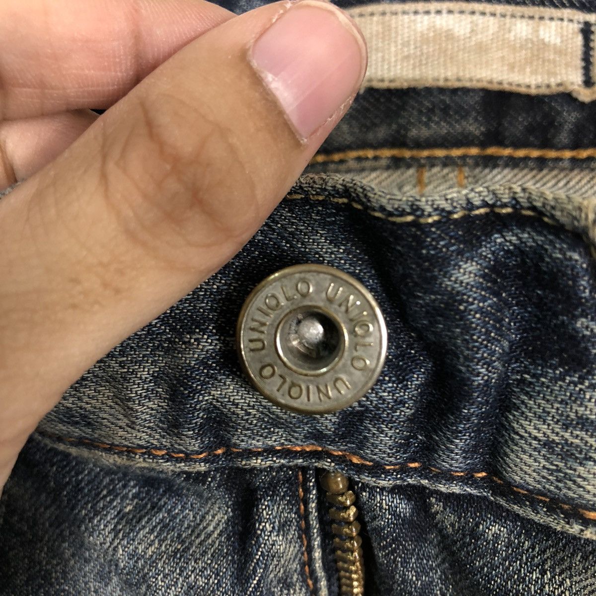 Japanese Brand Rare Distressed Denim Jeans Regular Fit Uniqlo Issey Miyake Size US 36 / EU 52 - 12 Thumbnail