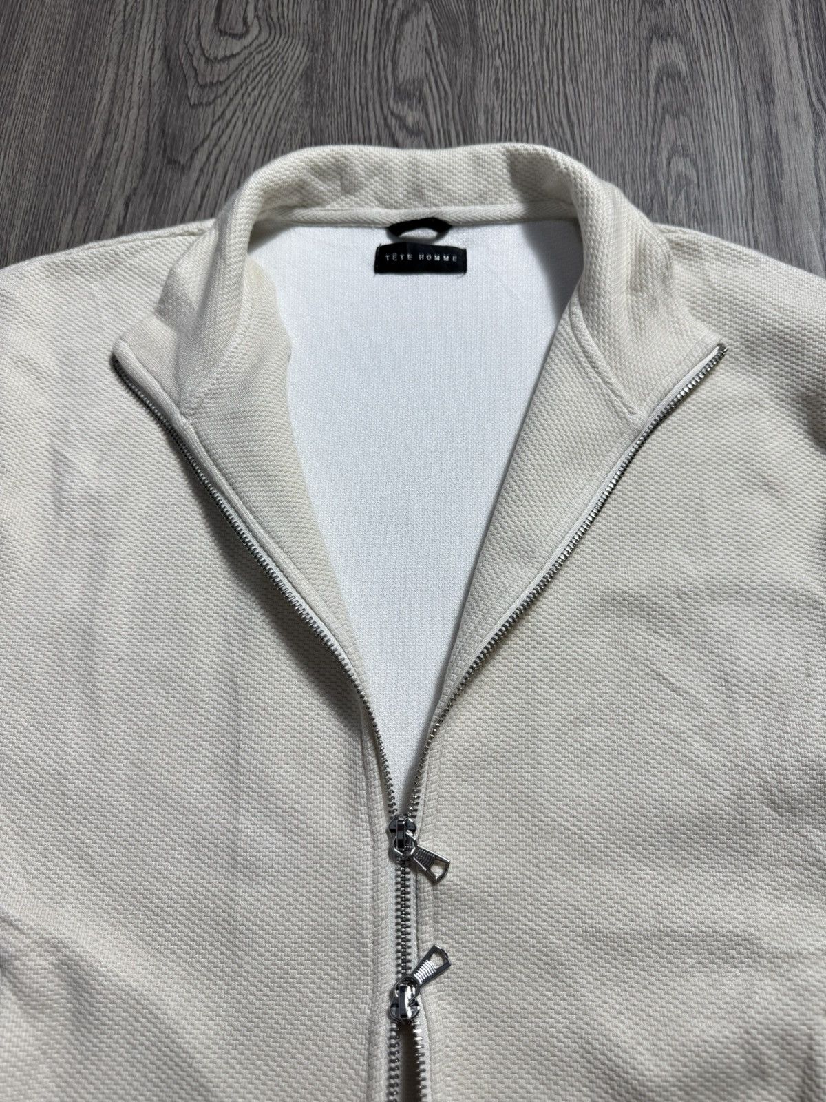 Japanese Brand Tete Homme DoubleZipper Jacket Size US L / EU 52-54 / 3 - 3 Thumbnail