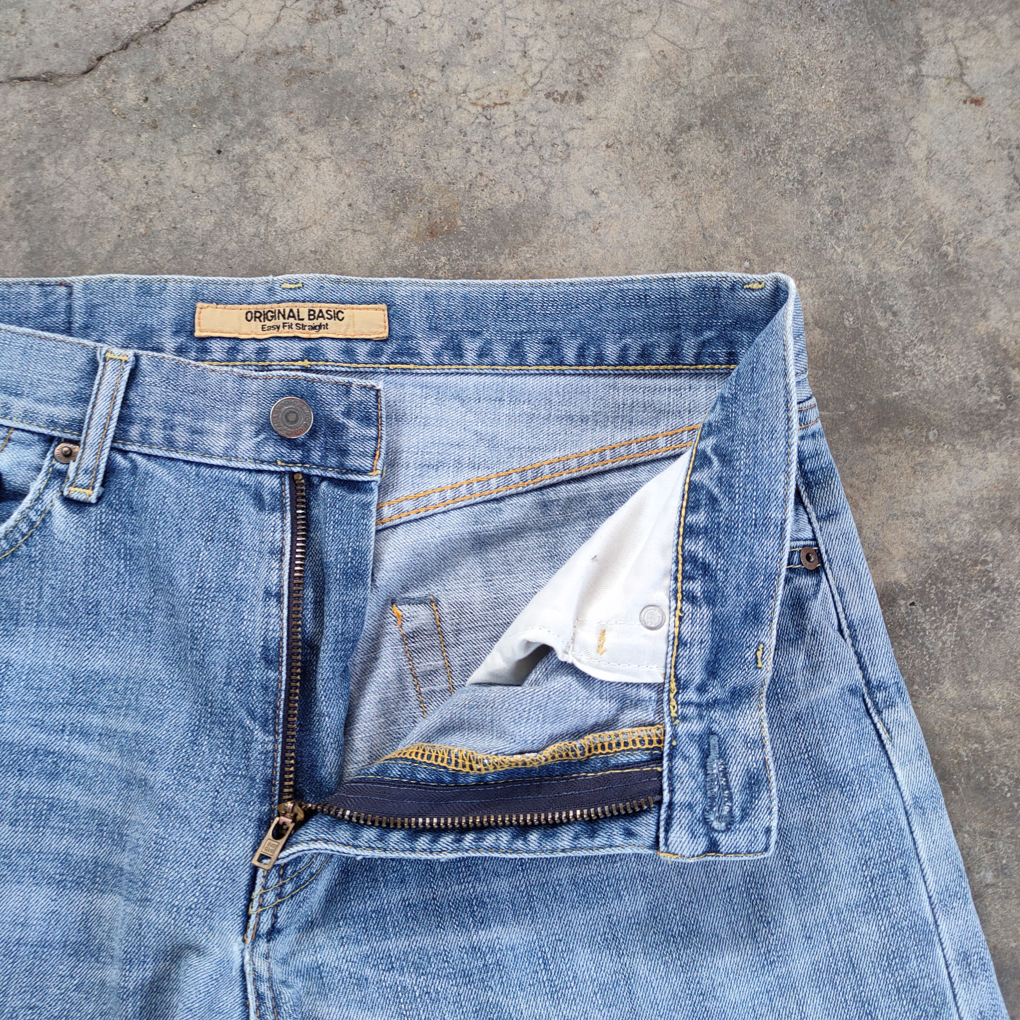 Jean W32 VINTAGE JAPANESE S003 STRAIGHT FADED DENIM JEANS PANTS Size US 32 / EU 48 - 7 Thumbnail