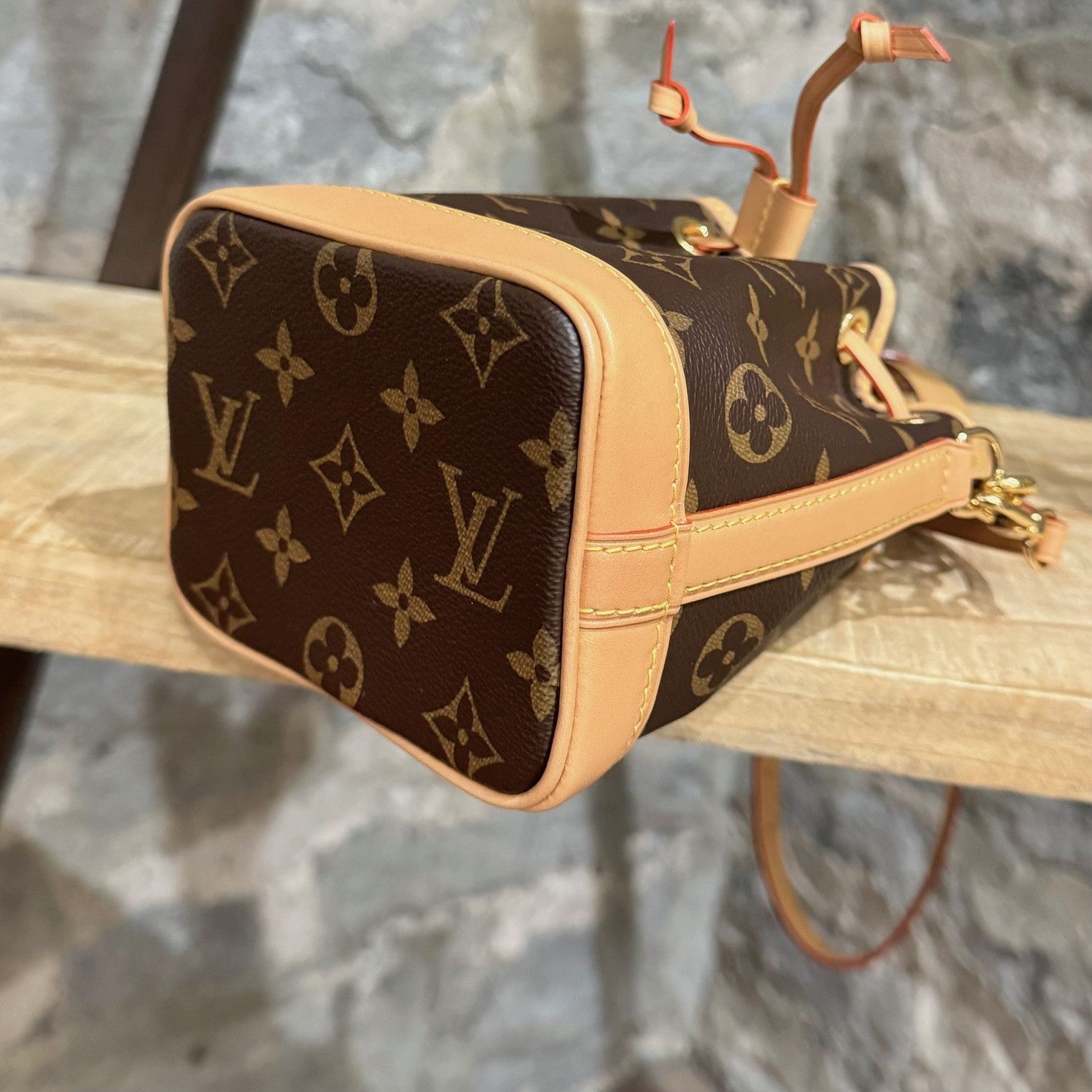 Louis Vuitton Louis Vuitton Monogram Nano Noe Crossbody Bucket Bag Size ONE SIZE - 11 Thumbnail