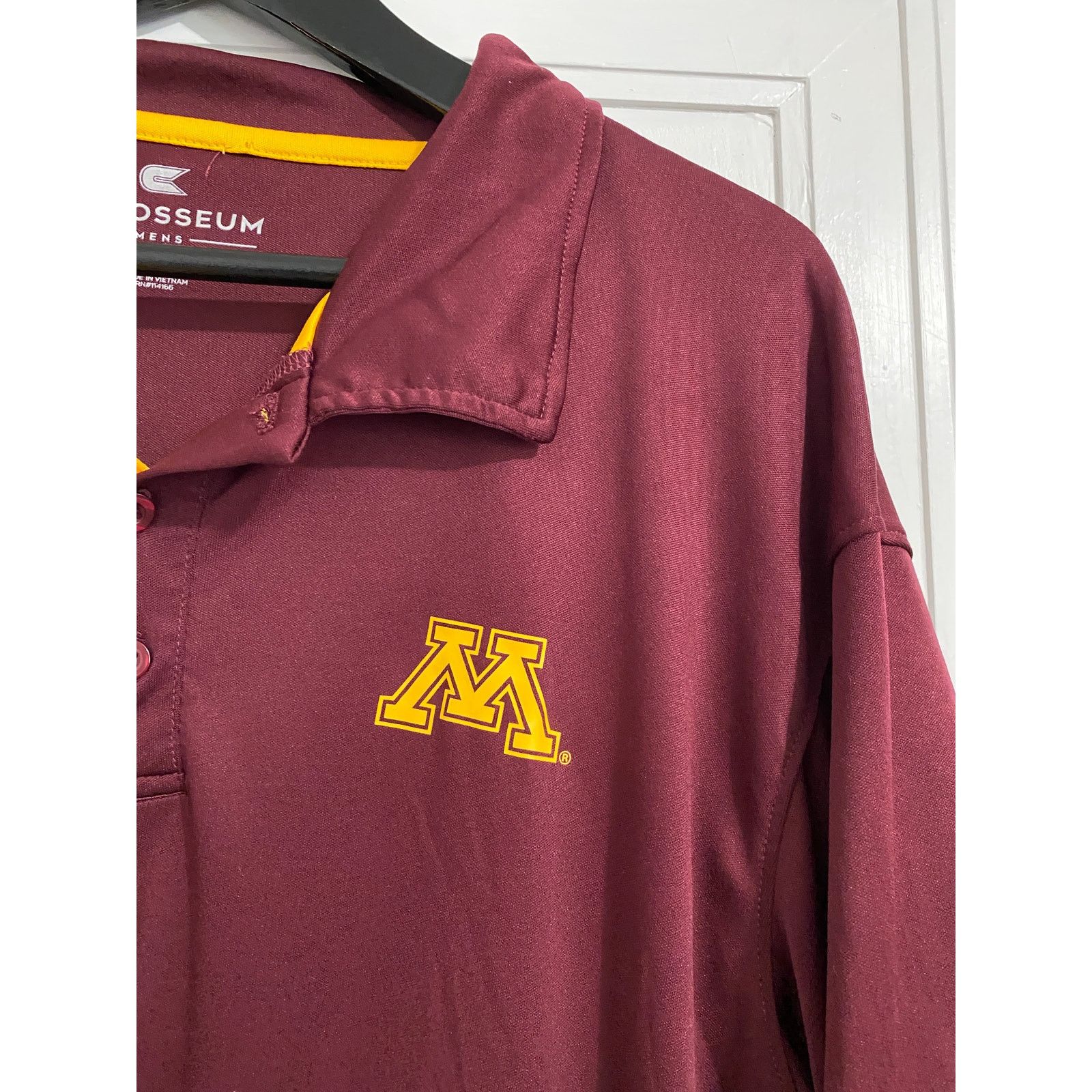 Colosseum Athletics Minnesota Golden Gophers Maroon Polo Men's Size Large Size US L / EU 52-54 / 3 - 2 Thumbnail