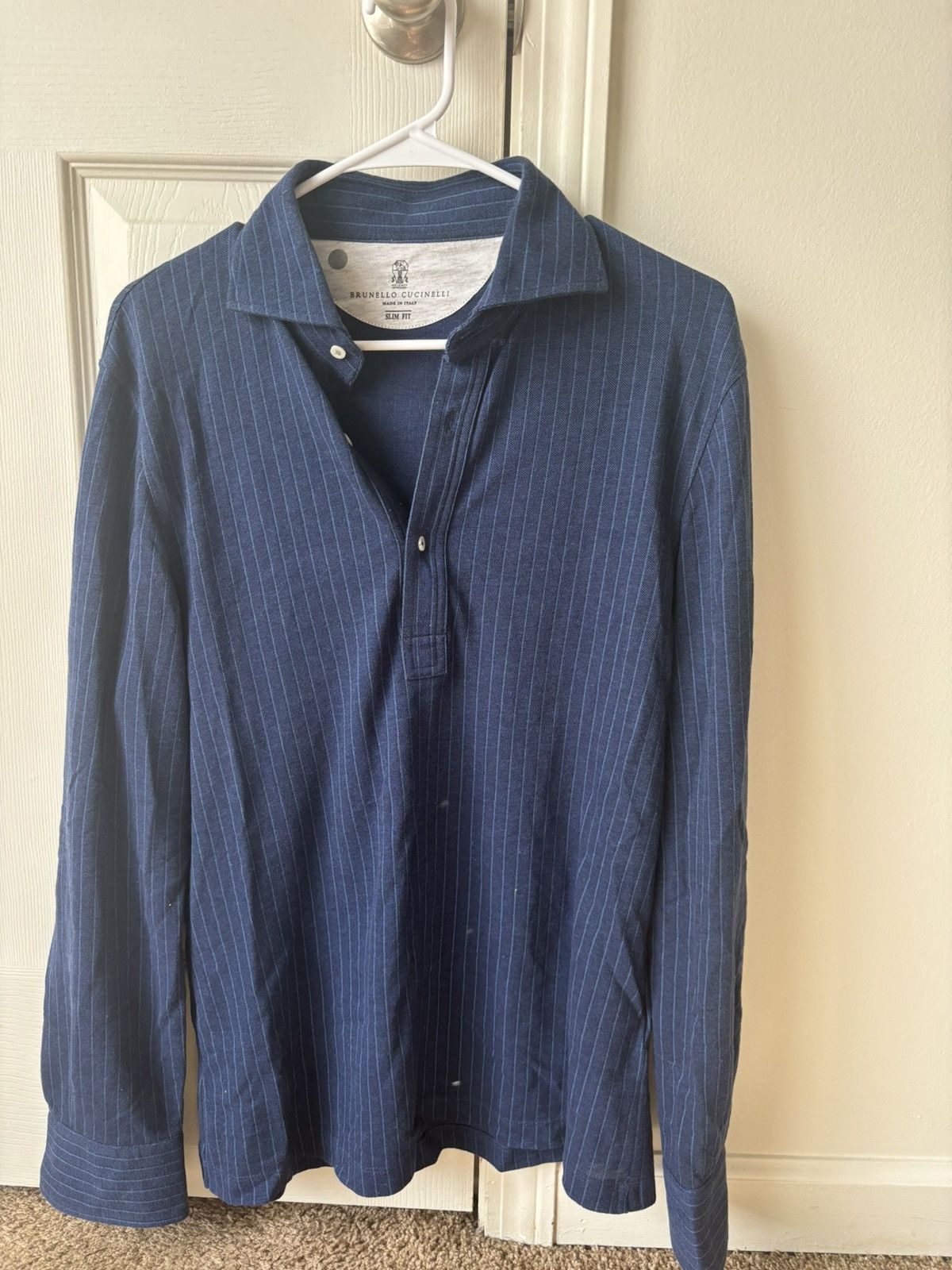 Brunello Cucinelli Brunello Half Button Up Size US M / EU 48-50 / 2 - 1 Thumbnail