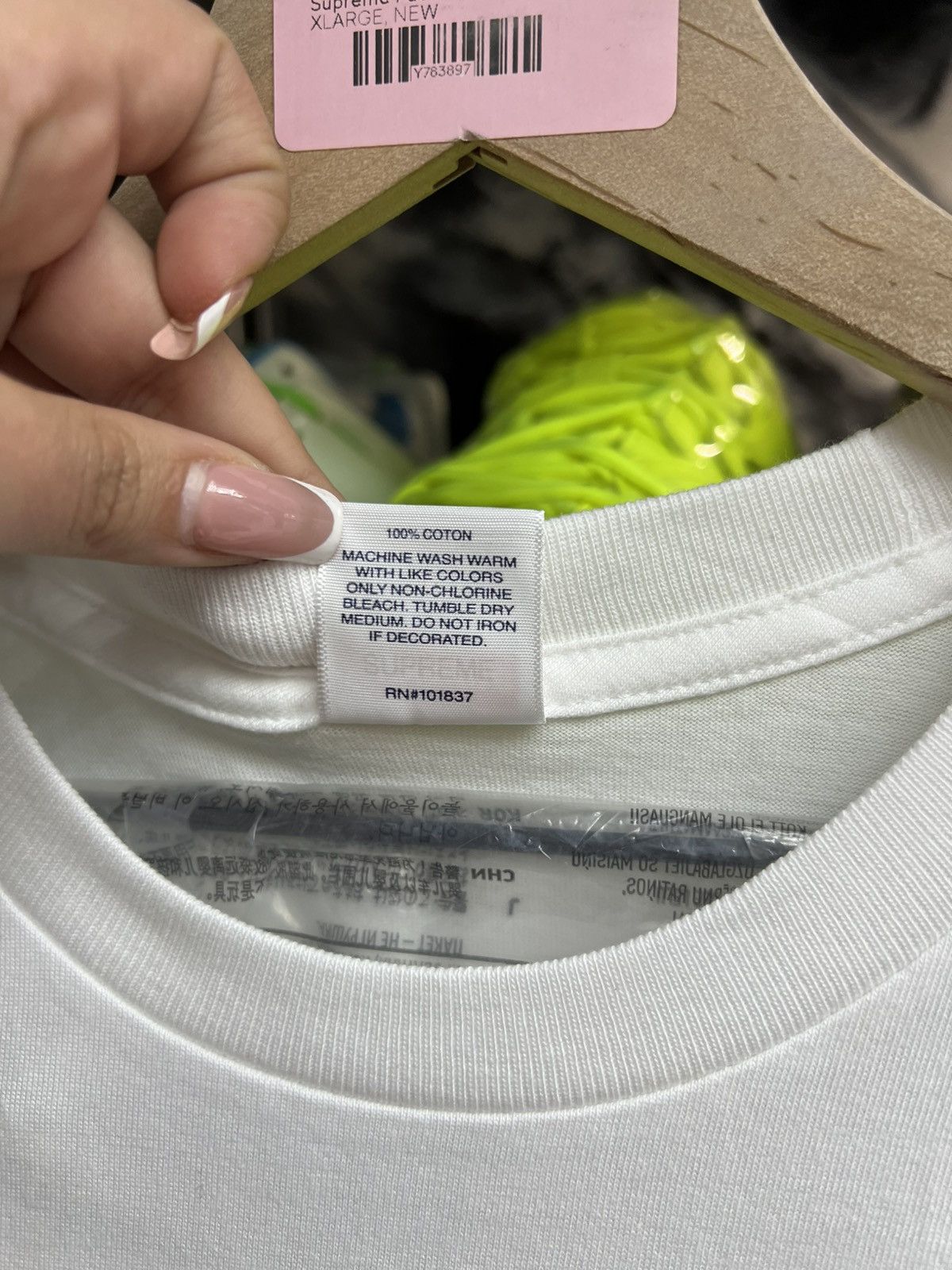 Supreme Supreme Fuck Face Tee White Size US XL / EU 56 / 4 - 7 Thumbnail