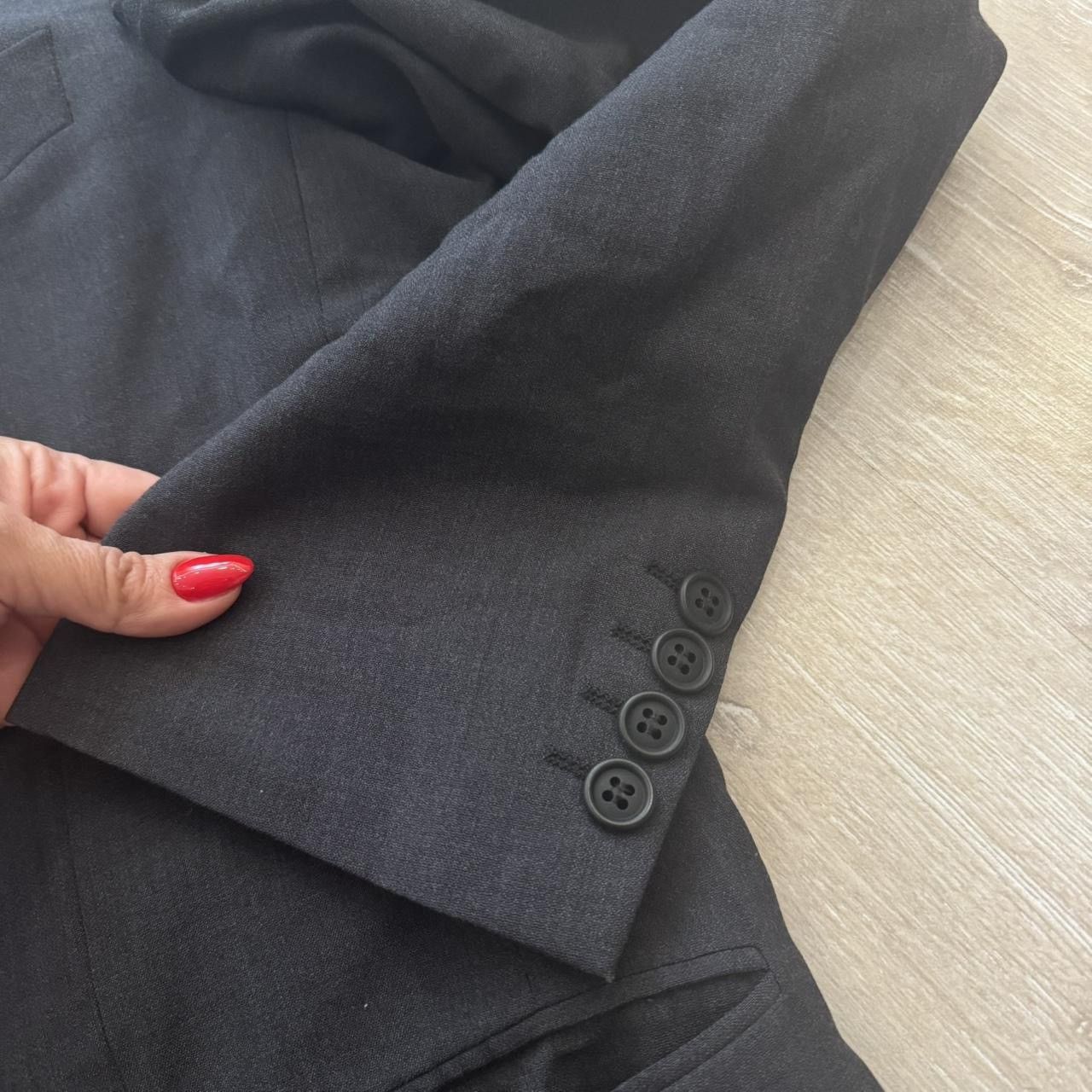 Pierre Balmain Vintage Pierre Balmain wool Black blazer jacket Men's 52 Size 52R - 6 Thumbnail