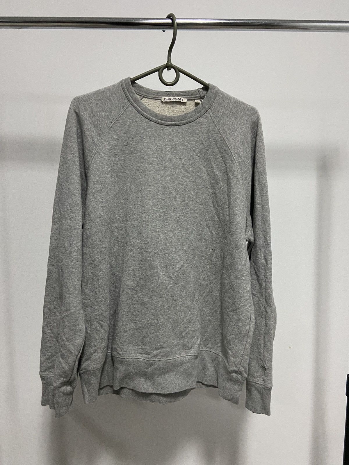Our Legacy × Vintage Our Legacy grey melange loop sweat vintage sweatshirt Size US M / EU 48-50 / 2 - 1 Thumbnail