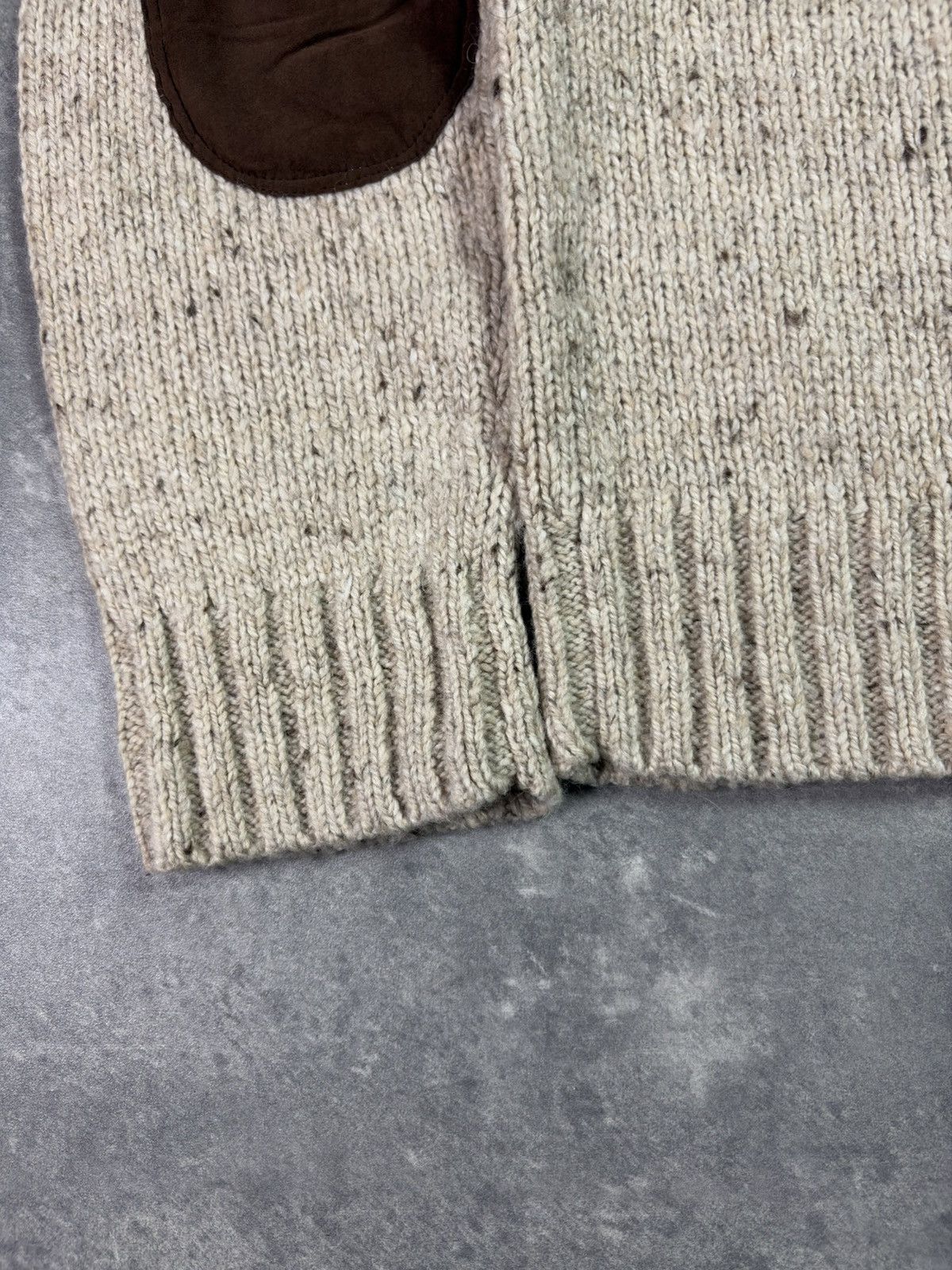 Polo Ralph Lauren Polo Ralph Lauren Wool Alpaca Oatmeal Elbow Patches Knit XL Size US XL / EU 56 / 4 - 15 Thumbnail