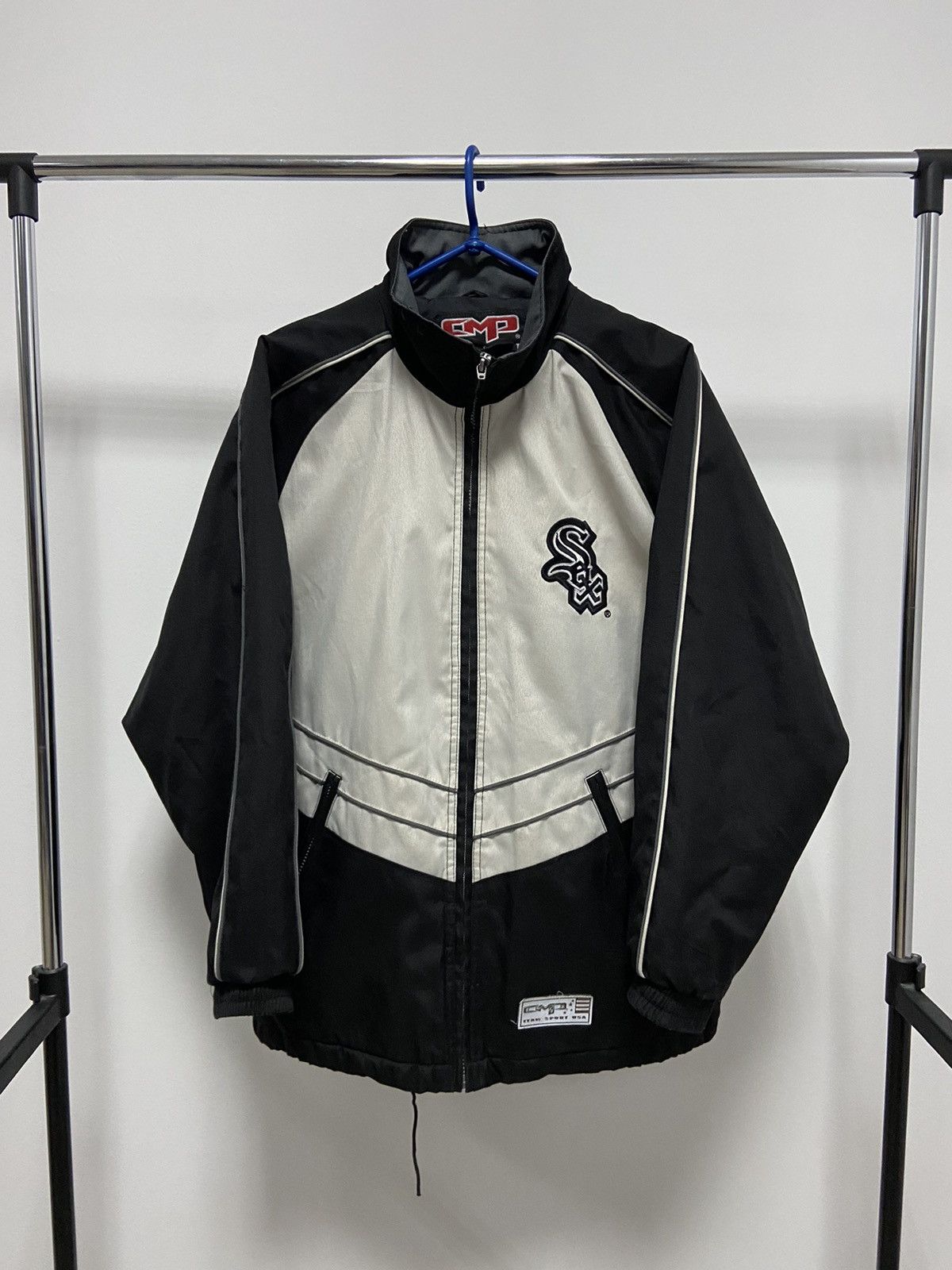 Adidas × Vintage Chicago Sox Baseball Light Jacket Stripes Vintage Big Logo Size US L / EU 52-54 / 3 - 2 Thumbnail