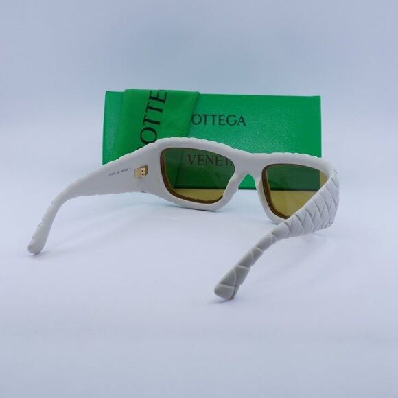 Bottega Veneta Bottega Veneta BV1303S 006 Sunglasses Chalk White Square Size ONE SIZE - 11 Thumbnail