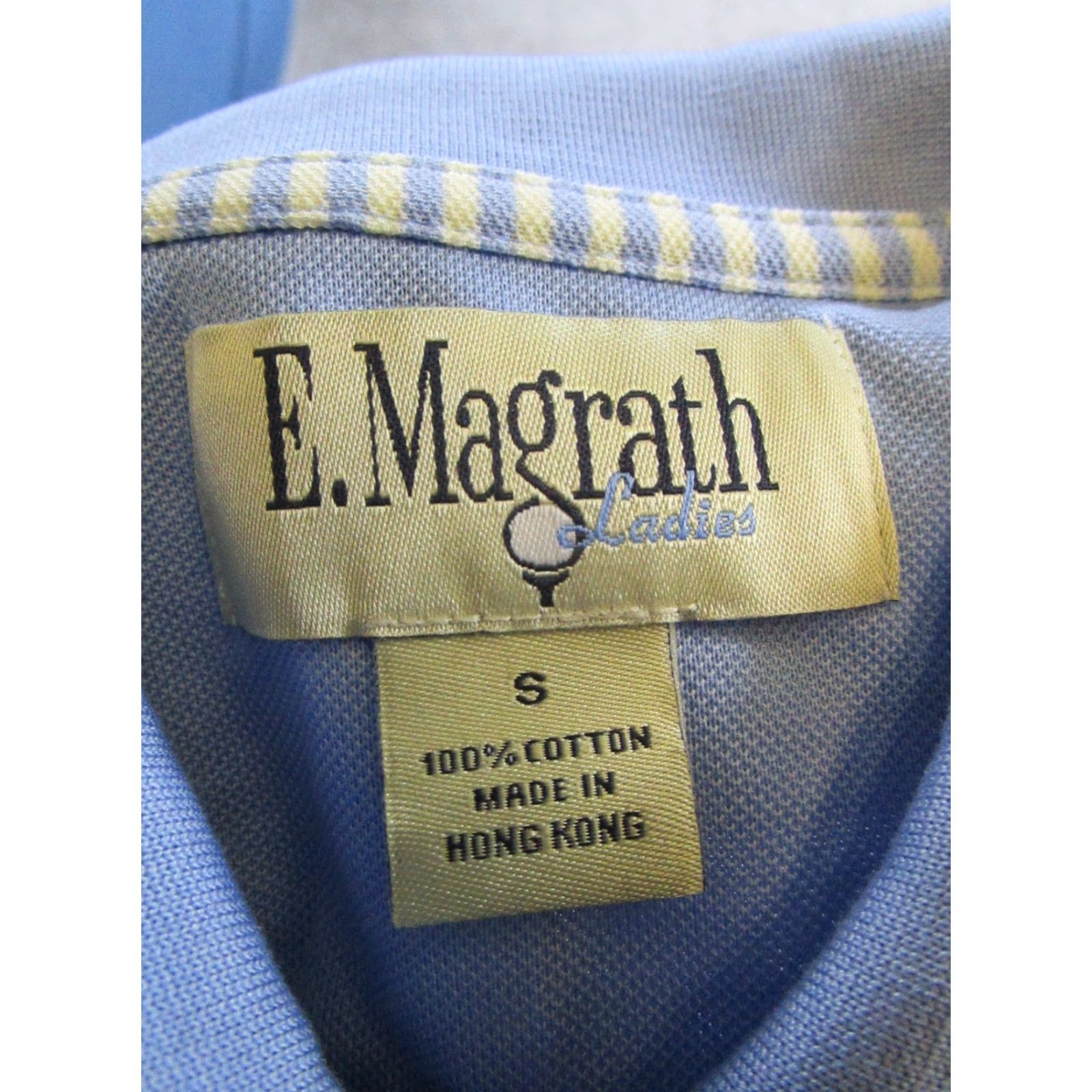 Vintage E.Magrath Polo Shirt Mens Small Blue Cotton Football New NFL Logo Polo Mens S Blue Cotton Football E.Magrath Size US S / EU 44-46 / 1 - 5 Thumbnail