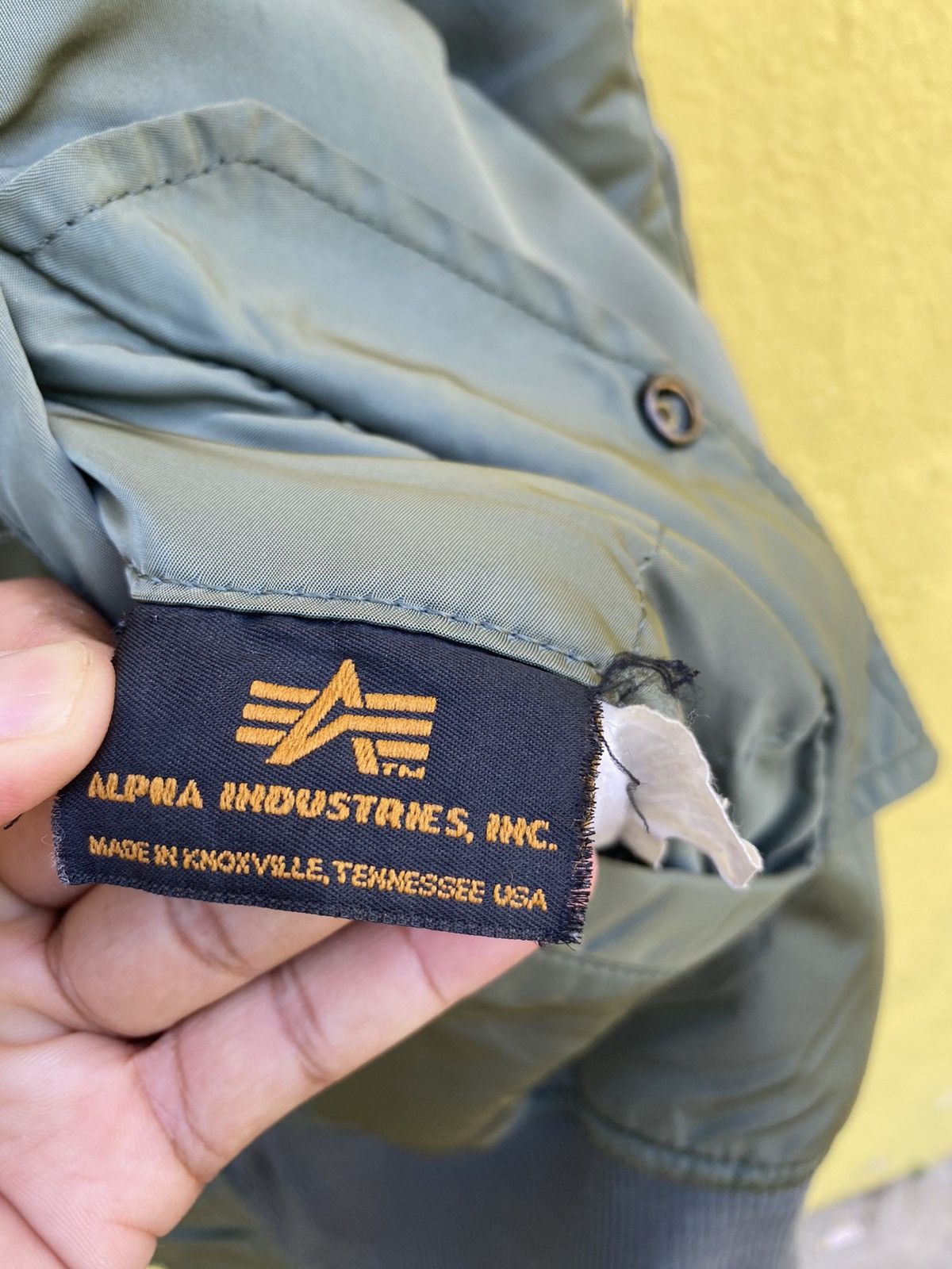Alpha Industries × Vintage Vintage MA-1 Alpha Industries Bomber jacket Size US L / EU 52-54 / 3 - 4 Thumbnail