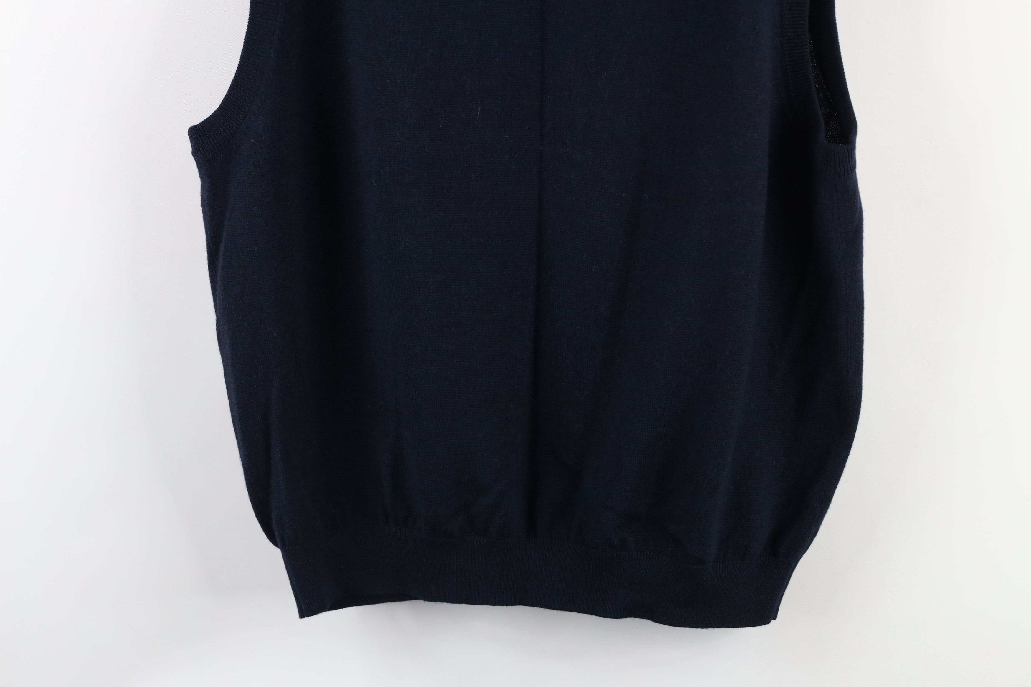 Brooks Brothers × Vintage Vintage Brooks Brothers Merino Wool Knit V-Neck Sweater Vest Size US L / EU 52-54 / 3 - 7 Thumbnail